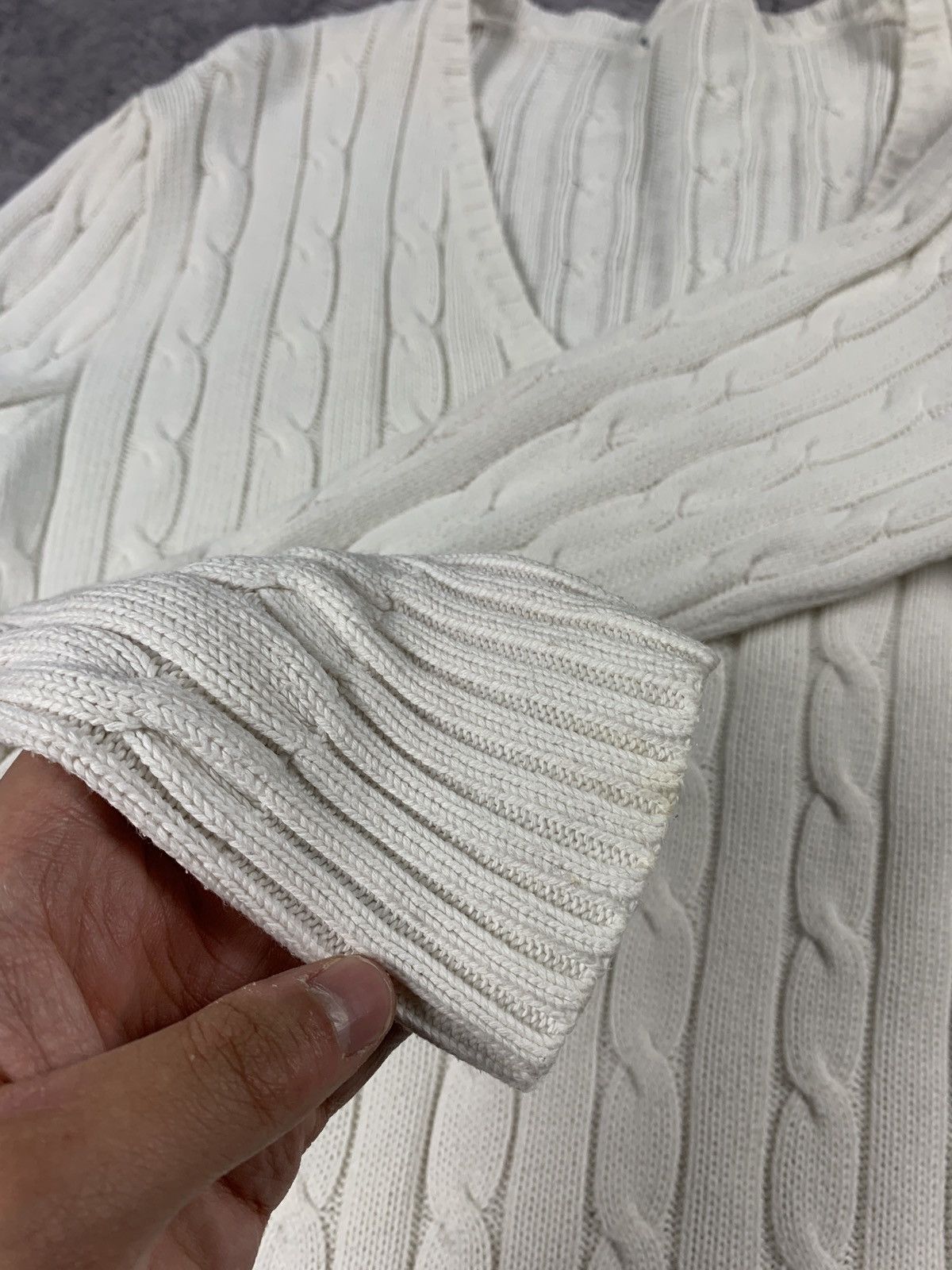 Ralph Lauren Sport Vintage Ralph Lauren Sport Knitted V-Neck Sweater 90s golf Size M / US 6-8 / IT 42-44 - 7 Thumbnail
