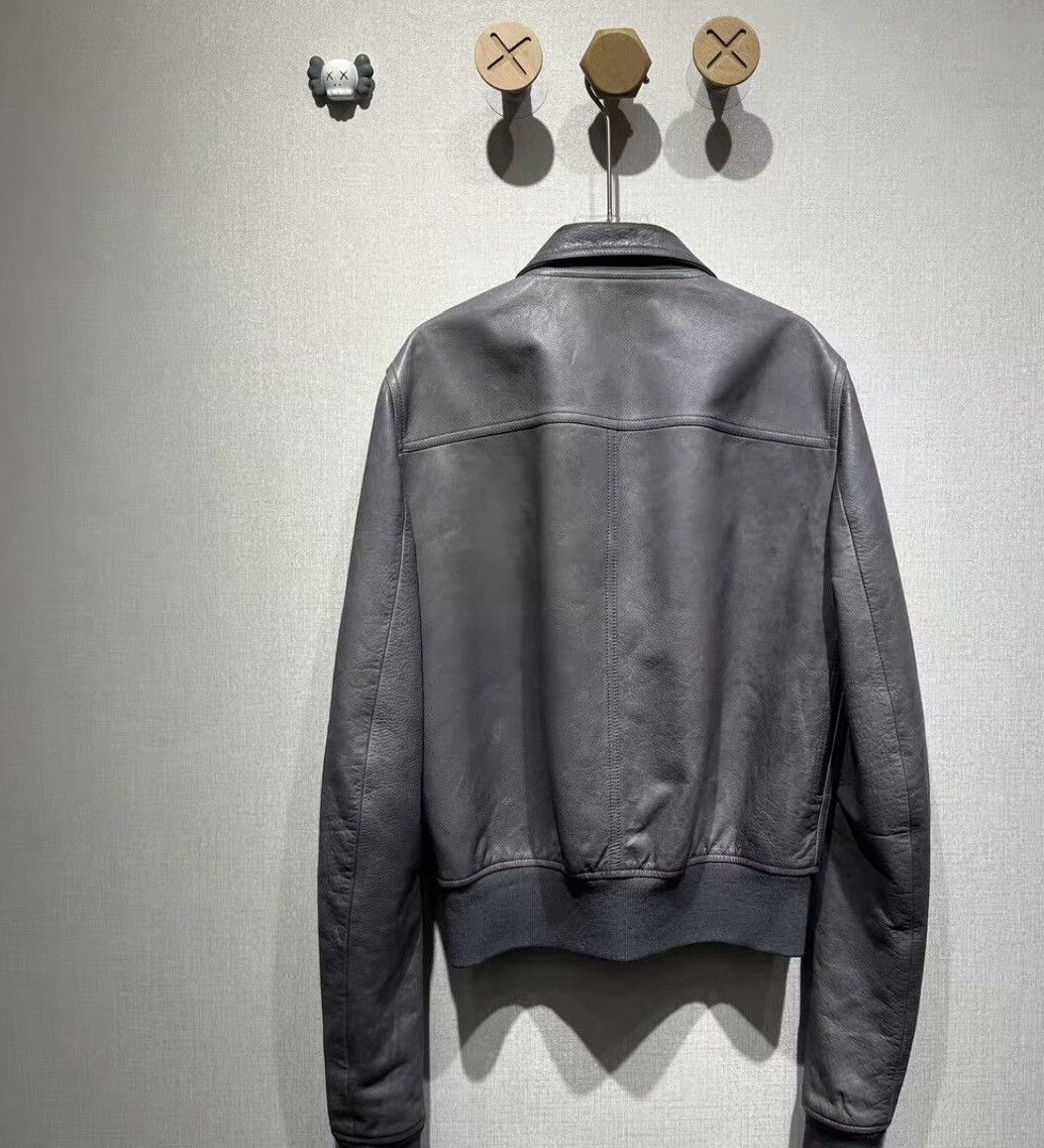 Rick Owens Rick Owens RO discontinued grey leather jacket. Size US M / EU 48-50 / 2 - 2 Thumbnail