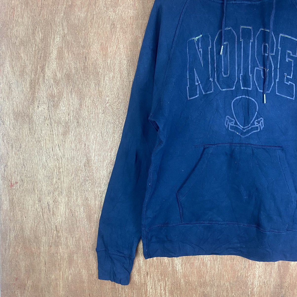Global Work × Japanese Brand Global Work "NOISE" Sweatshirt Hoodie Blue #K01591 Size US M / EU 48-50 / 2 - 7 Thumbnail