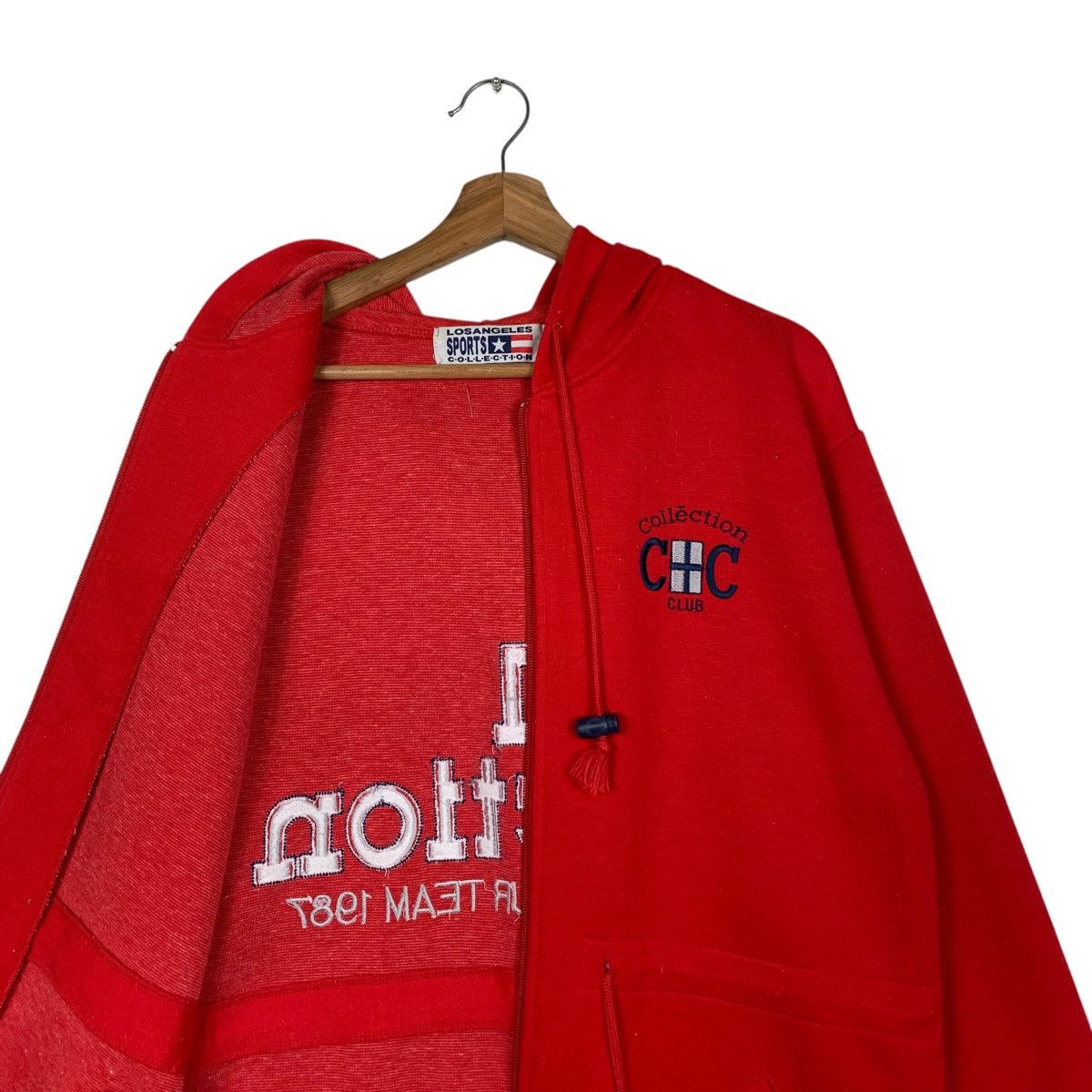 Japanese Brand 87s LOS ANGELES COLLECTION Big Logo Zipper Hoodies #2009-C87 Size US L / EU 52-54 / 3 - 11 Thumbnail