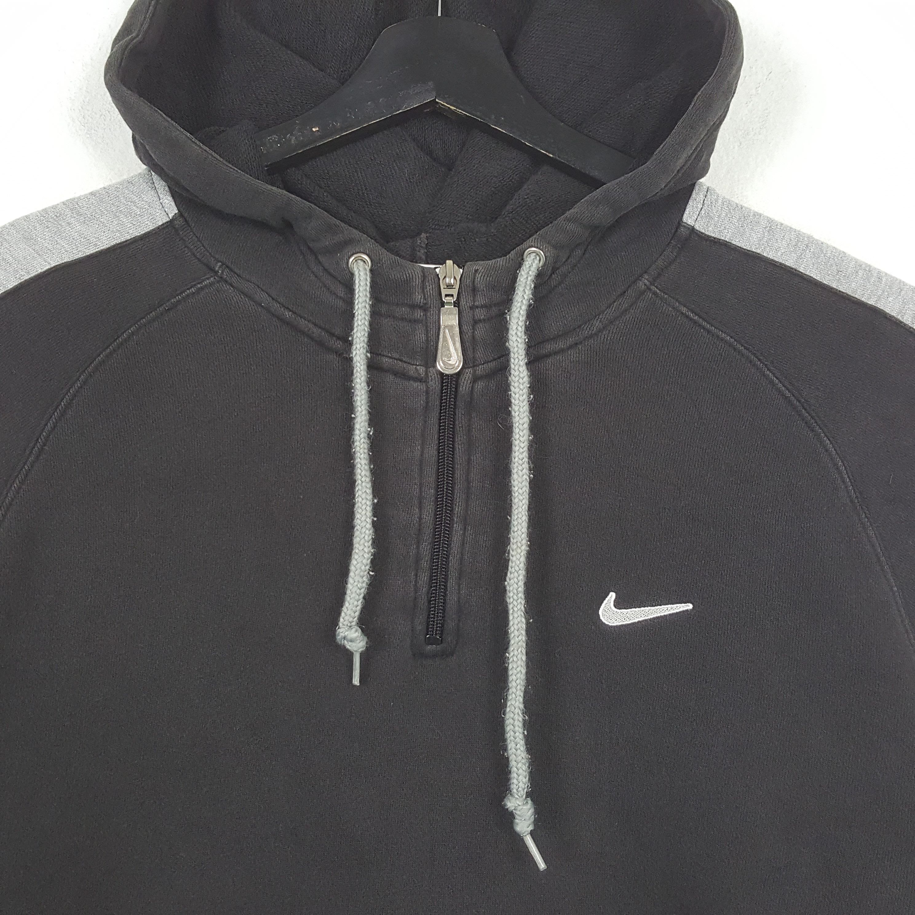 Nike NIKE Small Logo Half Zipper Hoodies C288N25 Size US M / EU 48-50 / 2 - 2 Thumbnail