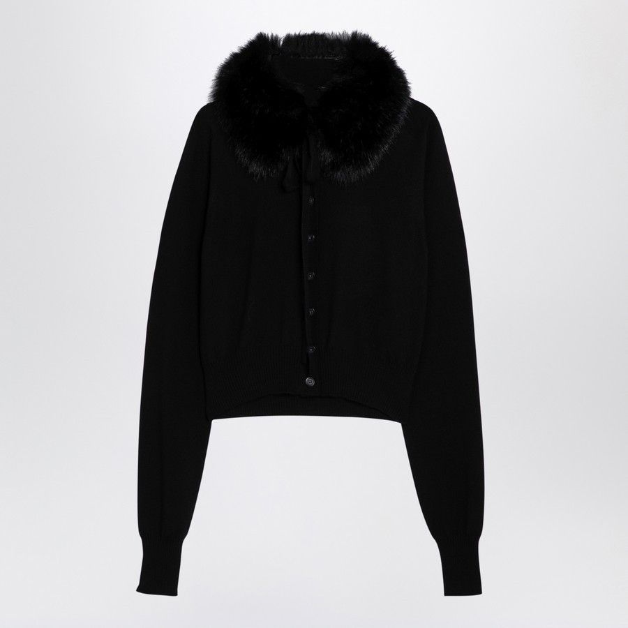 Sportmax o1d2blof1024 Cardigan in Black Size M / US 6-8 / IT 42-44 - 1 Thumbnail