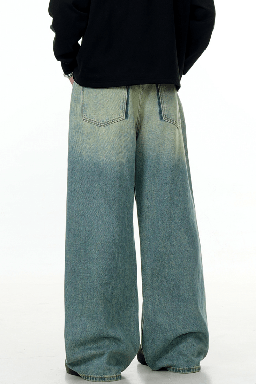 Japanese Brand × Jean Vintage cleanfit drawstring straight loose distressed jeans Size US 32 / EU 48 - 5 Thumbnail