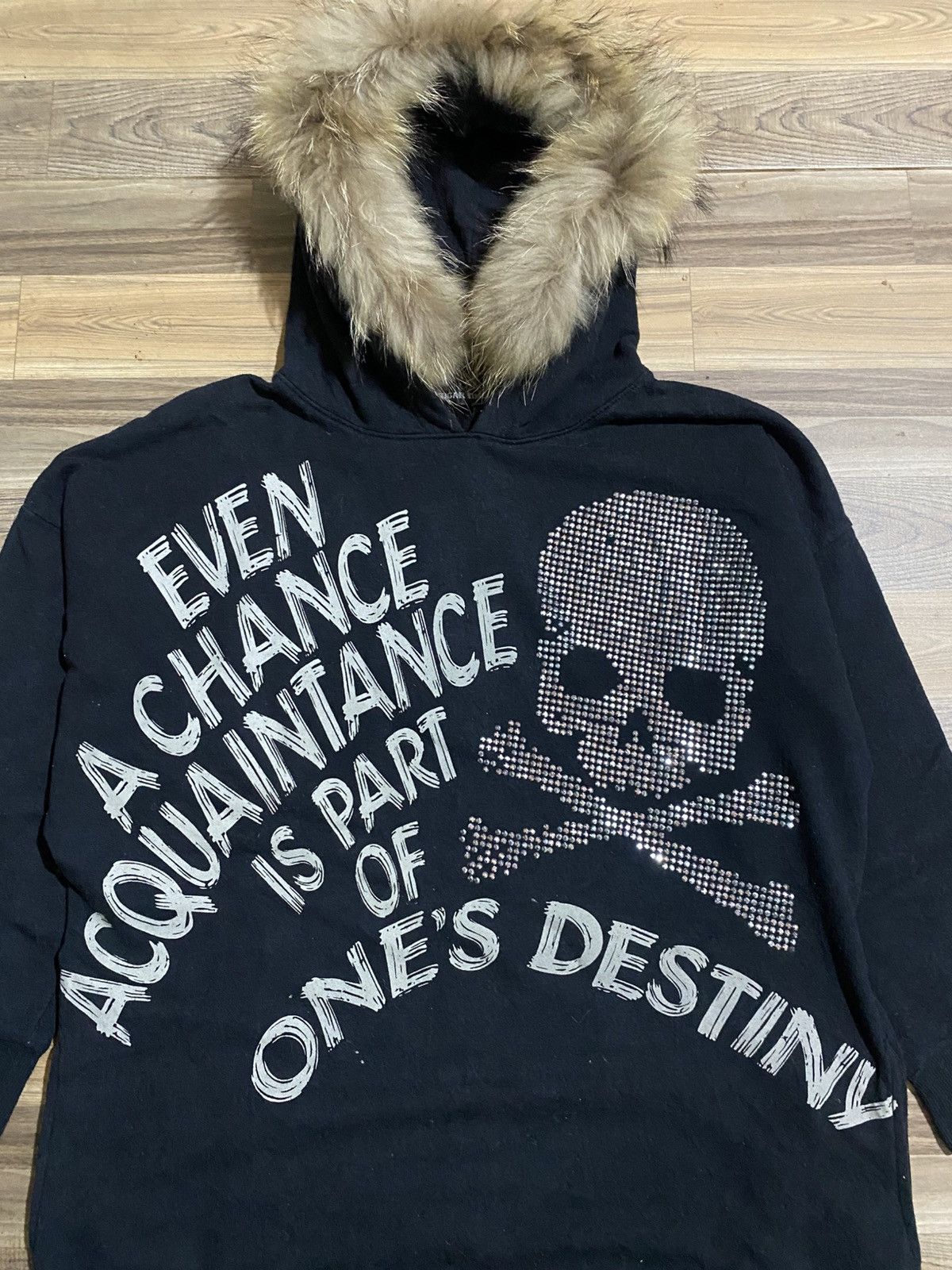 Beauty Beast × Japanese Brand SUGAR TIME SKULL FUR HOODIES Size ONE SIZE - 4 Thumbnail