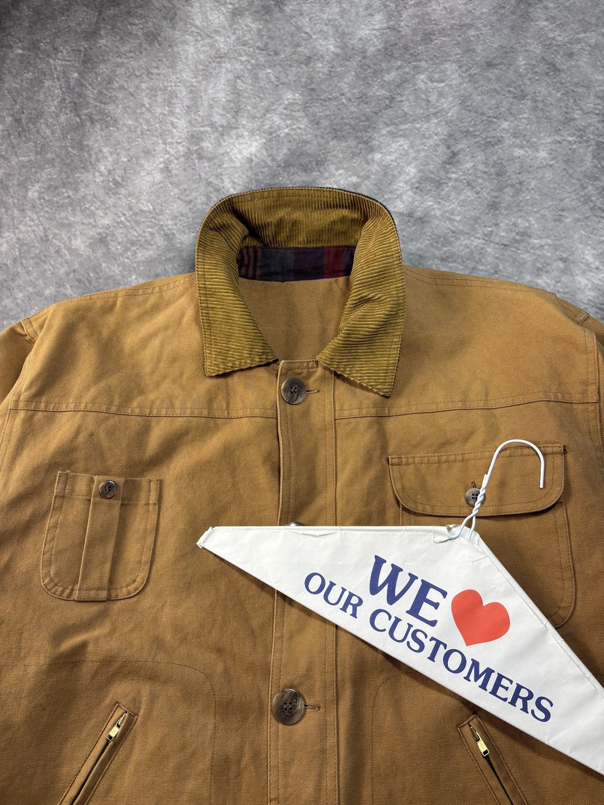 Vintage Vintage Canvas Hunting Jacket Lined Chore Coat Winter Workw Size US XL / EU 56 / 4 - 5 Thumbnail
