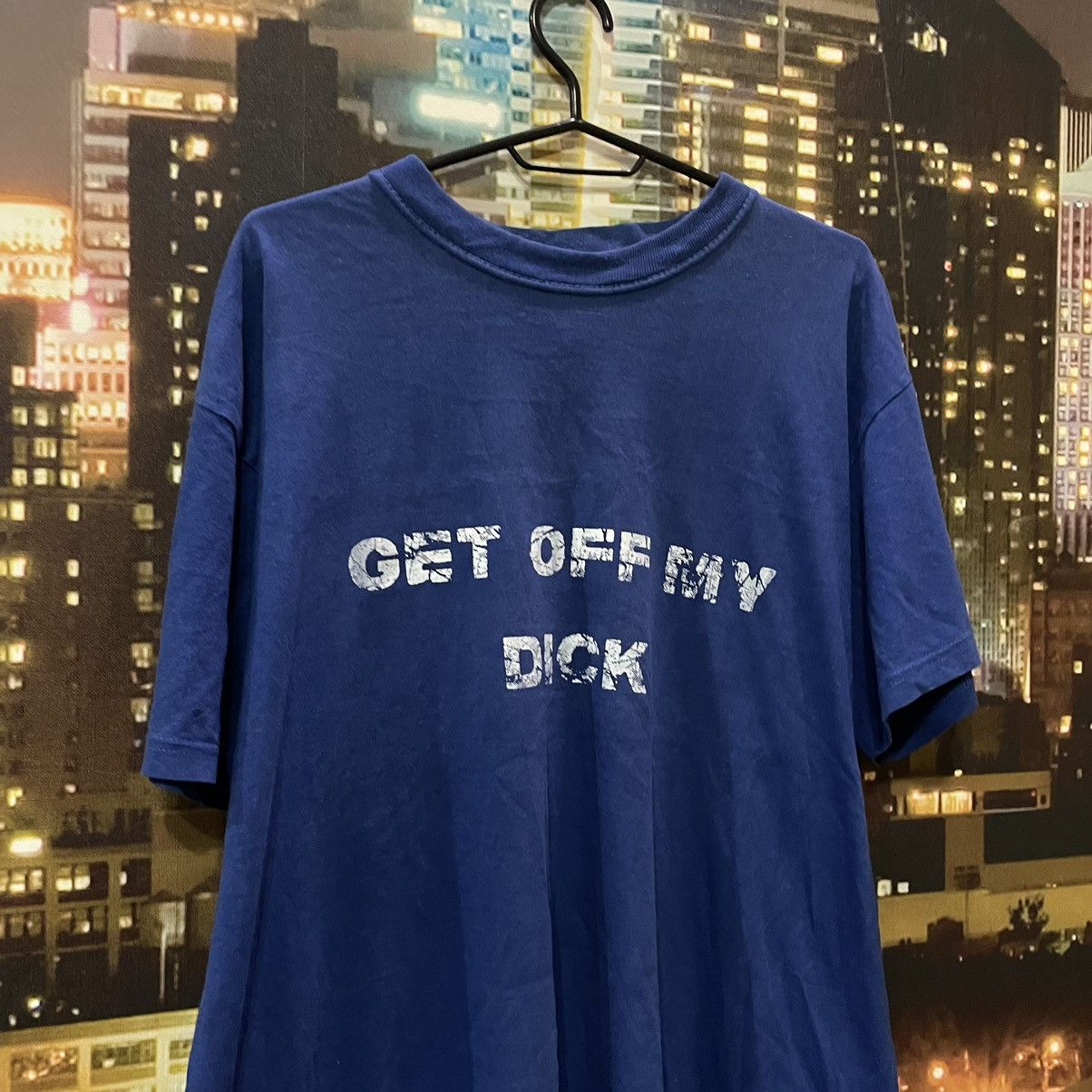 Band Tees OPIUM T SHIRT HUMOR GET OFF MY DICK PENIS SEX PORNSTAR 90s Size US XL / EU 56 / 4 - 2 Thumbnail