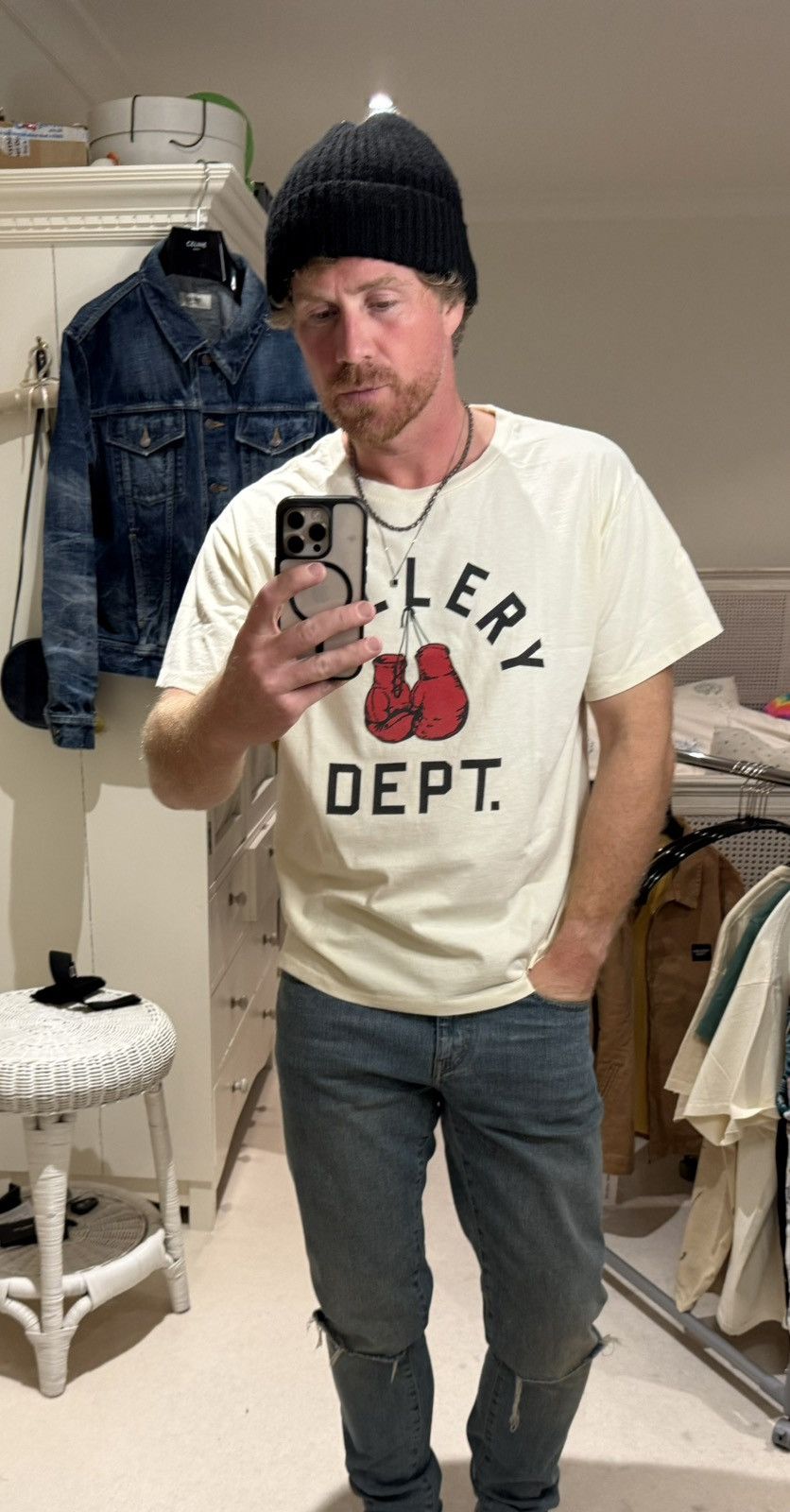 Gallery Dept. Gallery Dept boxing gloves off white t shirt Medium Size US M / EU 48-50 / 2 - 6 Thumbnail
