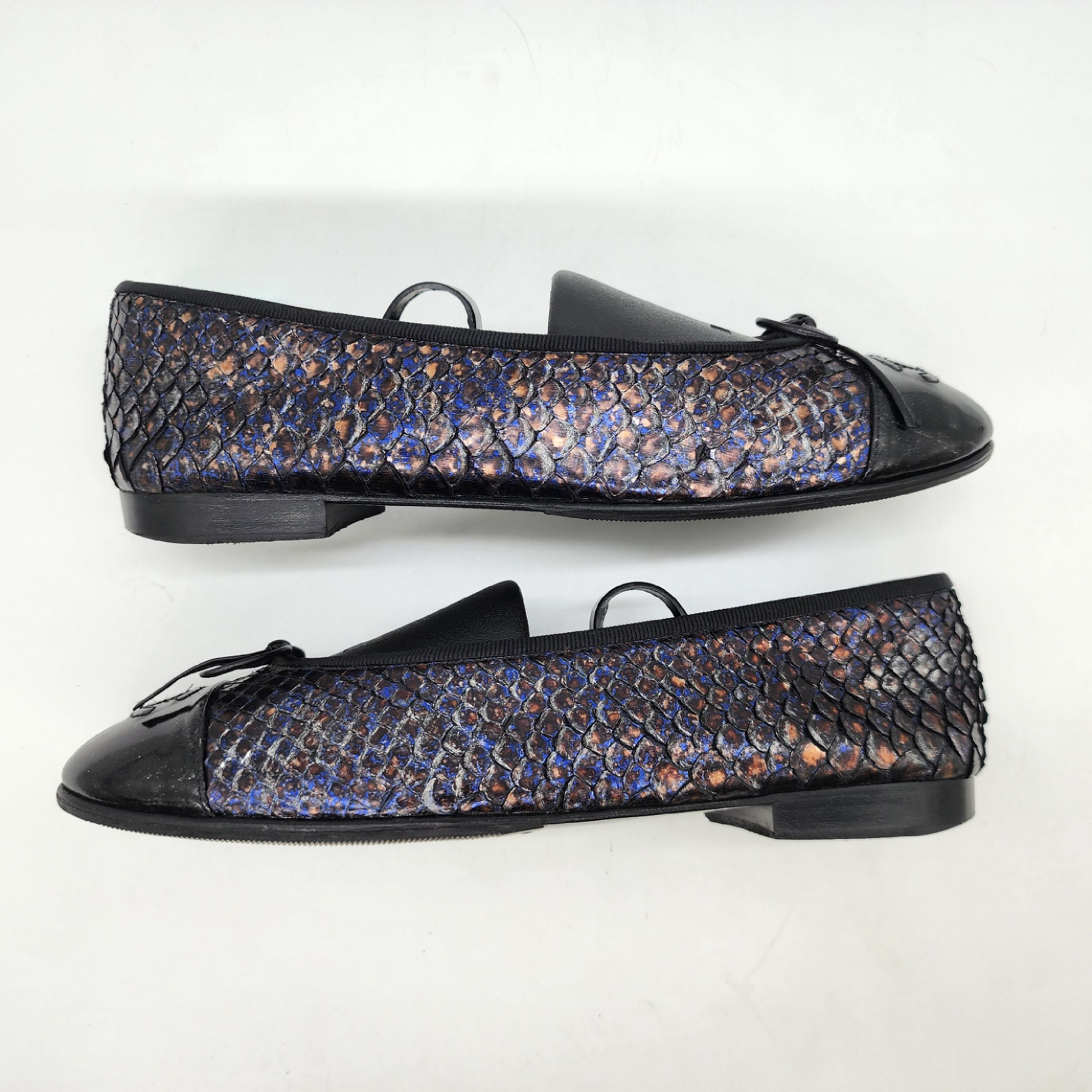 Chanel Chanel - Phyton Leather Ballerina Flats Size US 7.5 / IT 37.5 - 5 Thumbnail