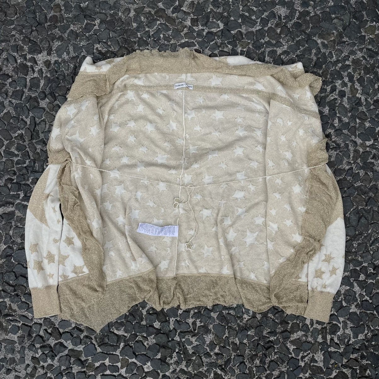 Tsumori Chisato Tsumori Chisato gold shimmer Knit Cardigan Size M / US 6-8 / IT 42-44 - 8 Thumbnail