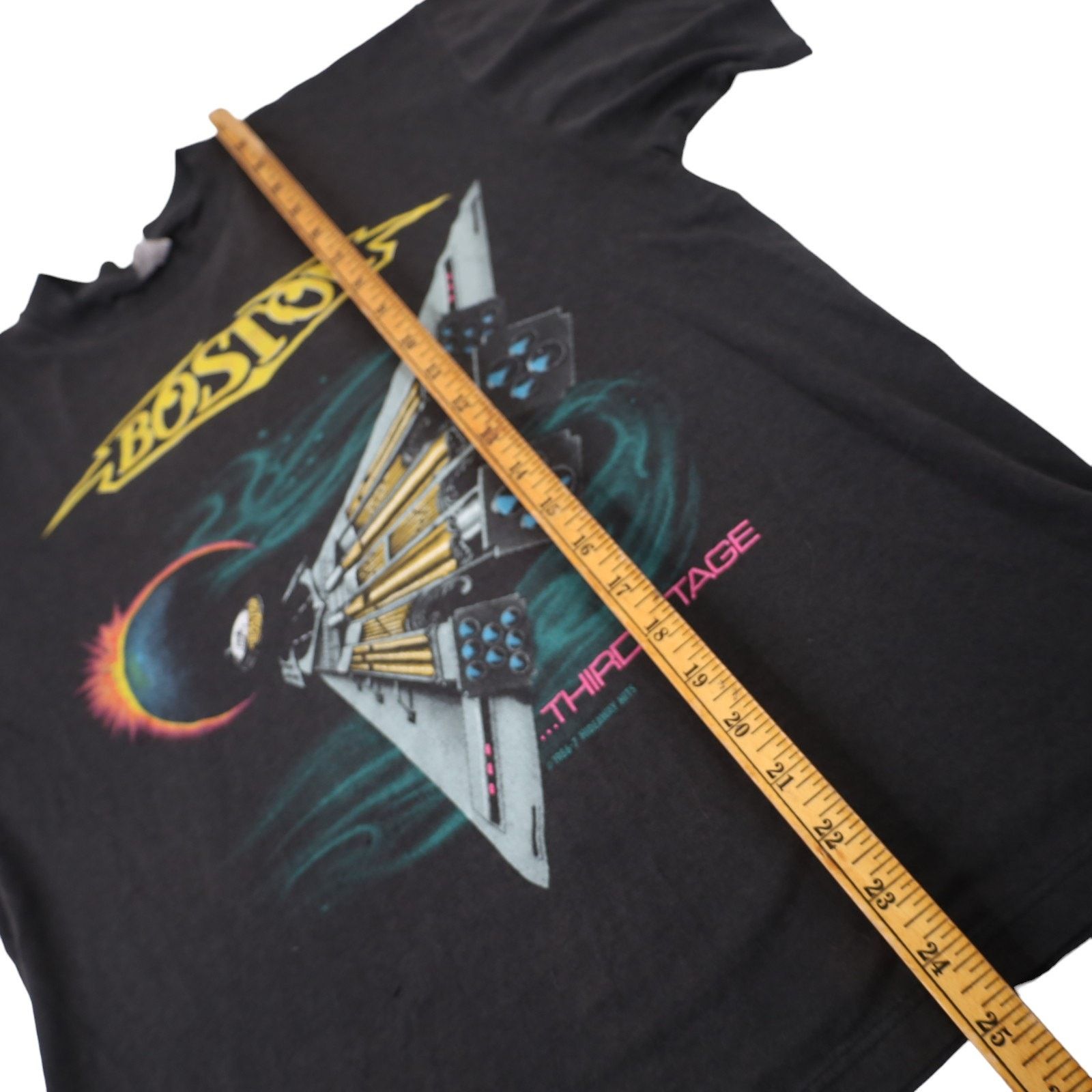 Band Tees × Vintage Vintage 80s Boston Third Stage Album Graphic T Shirt Size US L / EU 52-54 / 3 - 11 Thumbnail