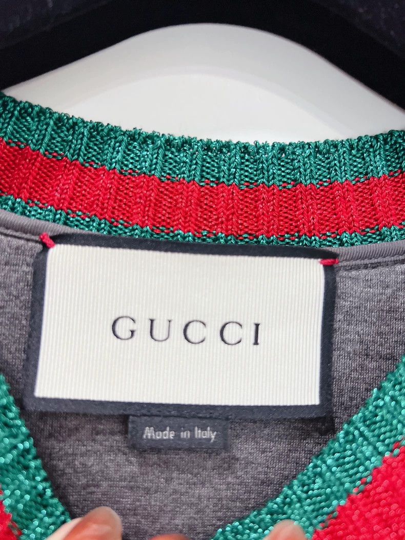 Gucci Gucci Sweatshirt with red and green floral pattern on the Size XS / US 0-2 / IT 36-38 - 6 Thumbnail