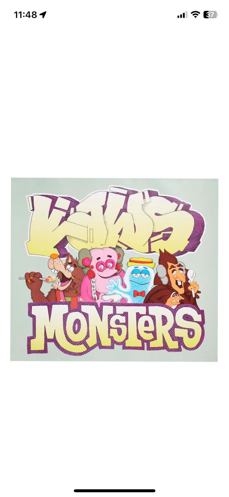 image of Kaws X Monster Poster, Men's