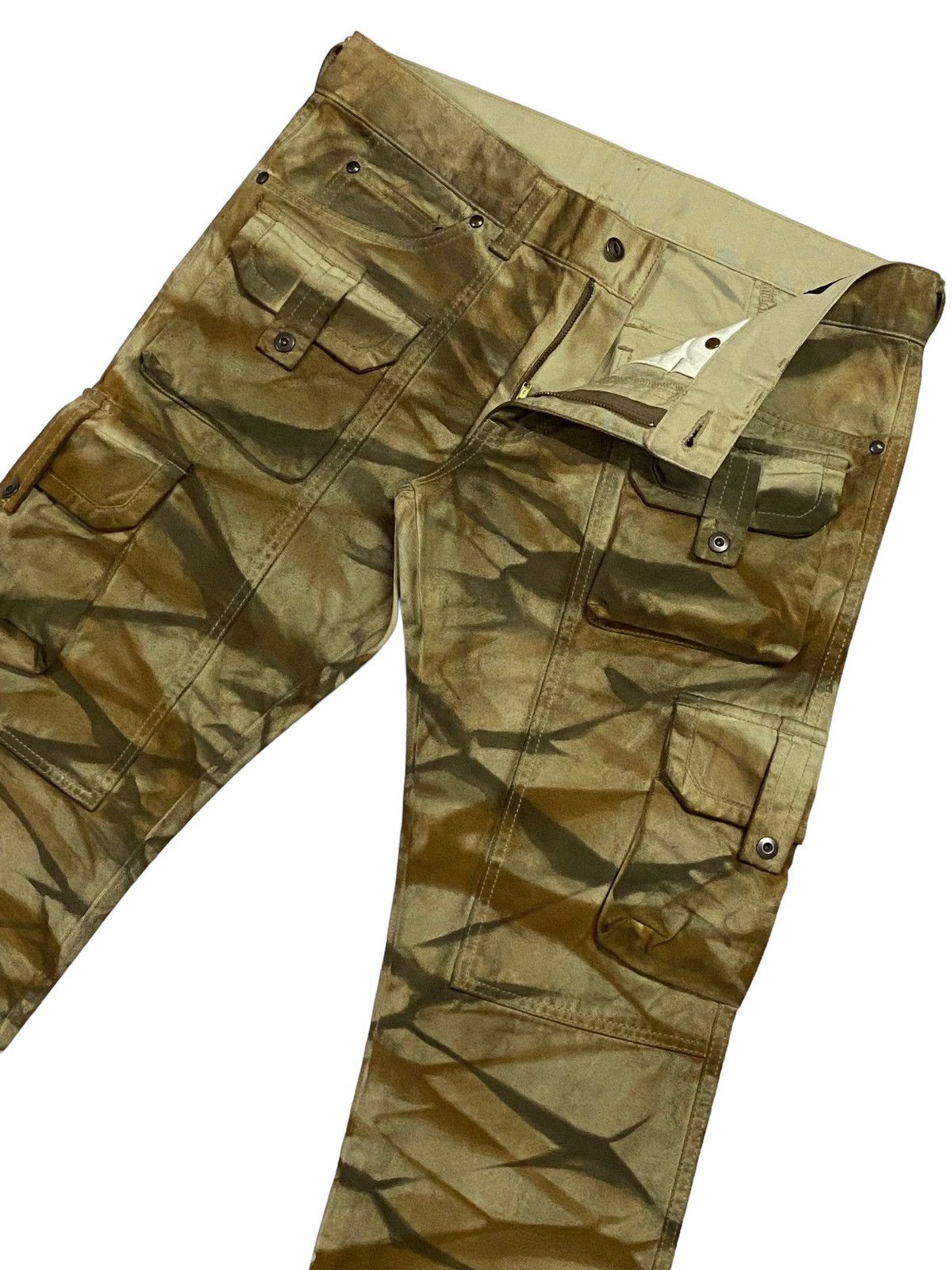 Japanese Brand × Tornado Mart Rare Design‼️Tornado Mart Flare Multi-Pocket Pants Size US 32 / EU 48 - 16 Thumbnail