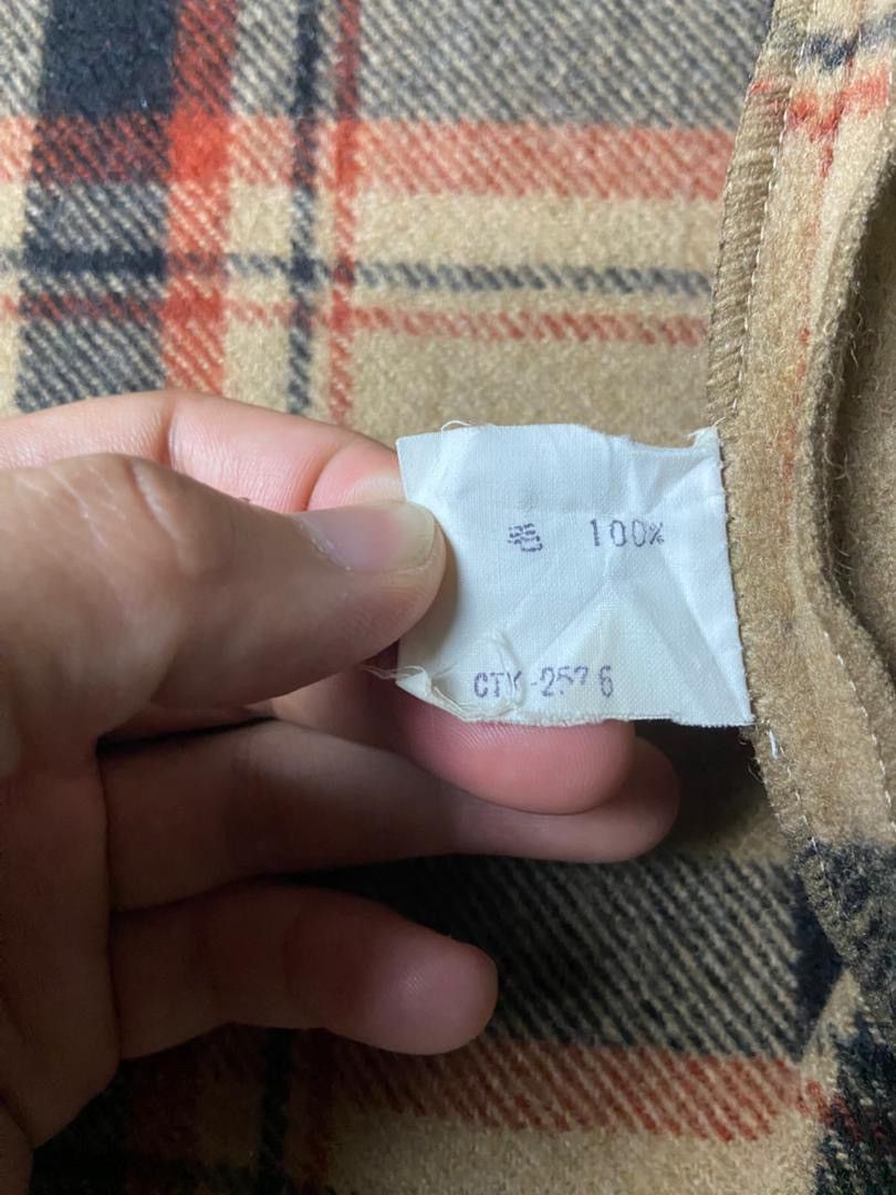Japanese Brand Vox Inc. Wool Plaid Checkered Button Up Shirts (173) Size US S / EU 44-46 / 1 - 7 Thumbnail
