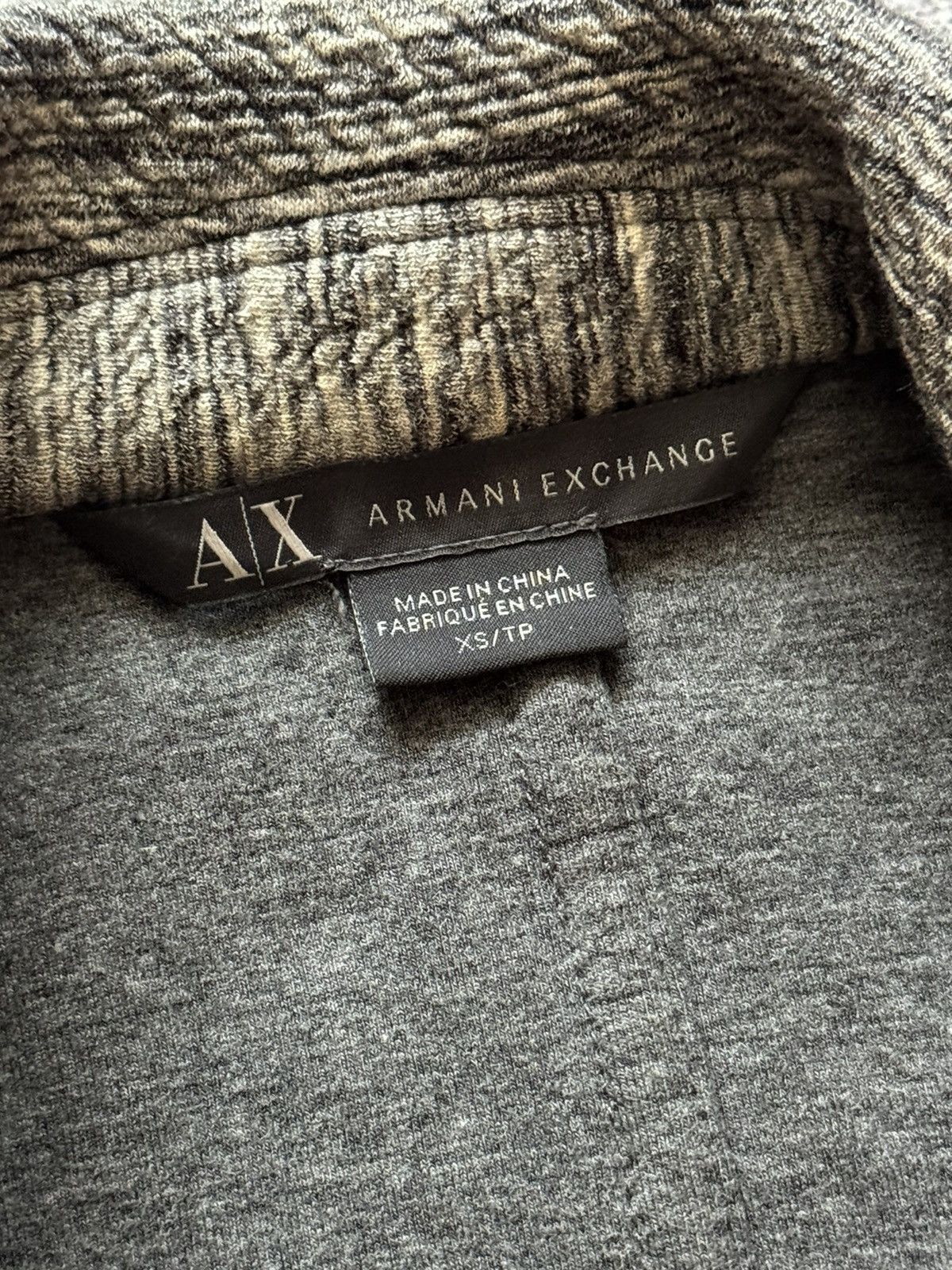 Armani Exchange × Emporio Armani × Giorgio Armani Armani exchange XS Wmns jacket style leather zip biker Size XS / US 0-2 / IT 36-38 - 7 Thumbnail
