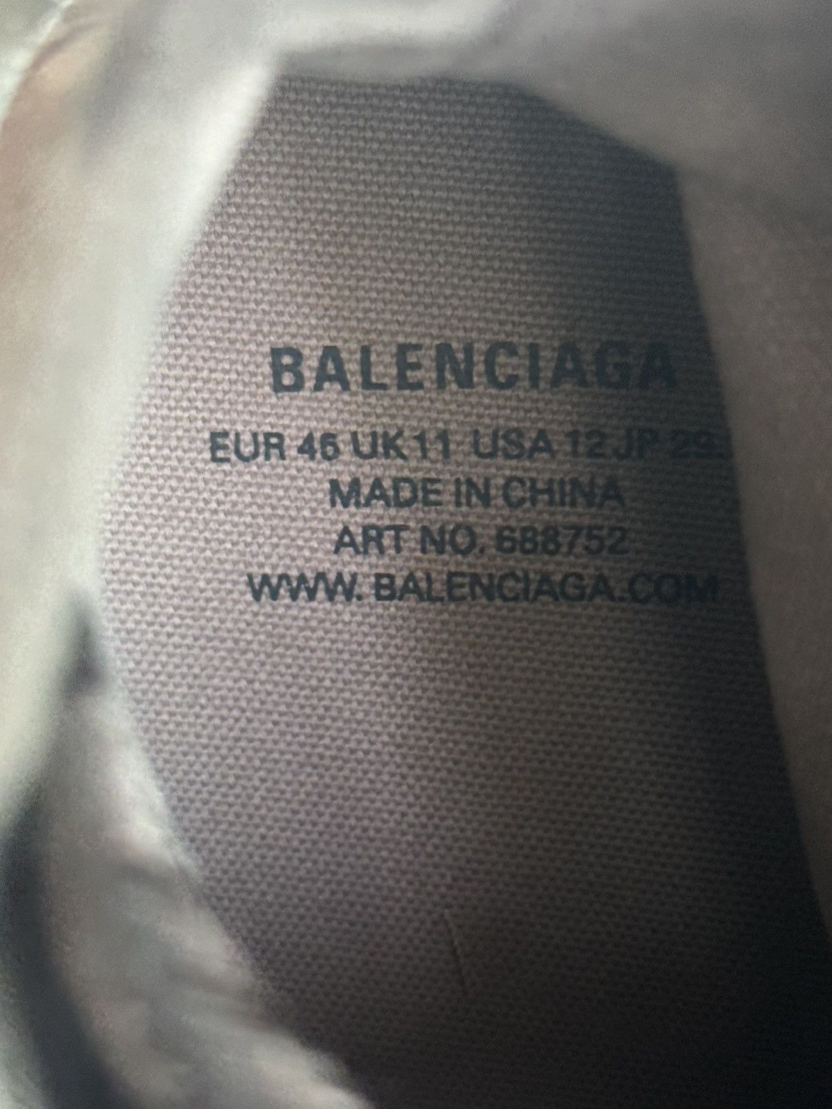 Balenciaga Balenciaga Paris High Top Sneaker Size US 12 / EU 45 - 8 Thumbnail