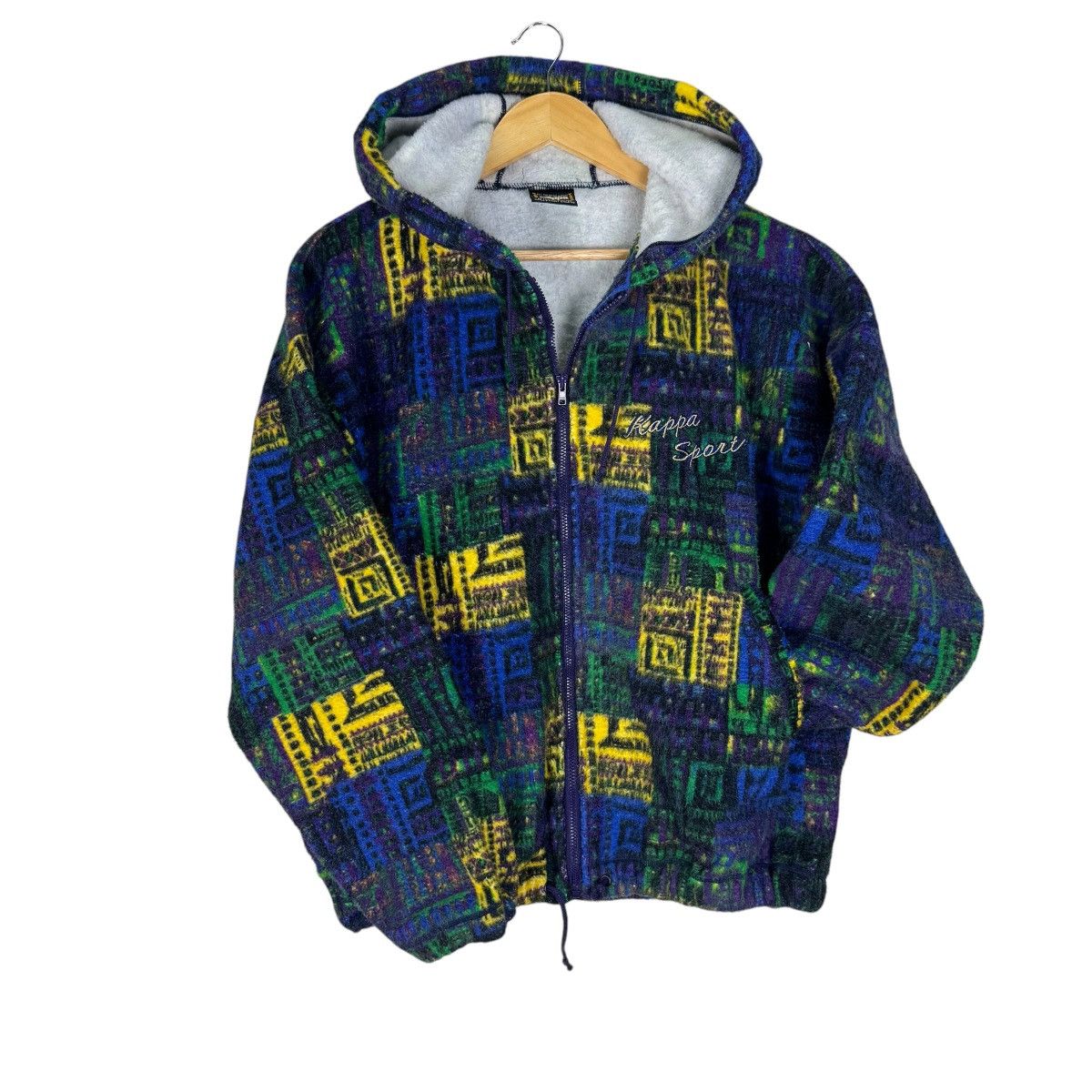 Kappa ☀️VTG KAPPA HOODIE COLORWAY FLLECE ZIPPER JACKET Size US M / EU 48-50 / 2 - 1 Thumbnail