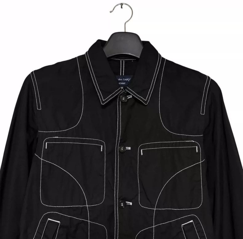 Comme des Garcons Comme des Garcons Open-thread zipper design feels black co Size US M / EU 48-50 / 2 - 2 Thumbnail