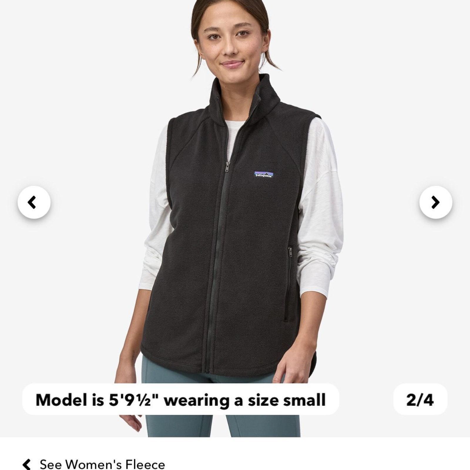 Patagonia Patagonia Synchilla Fleece Vest Womens L Full Zip logo Size L / US 10 / IT 46 - 1 Thumbnail