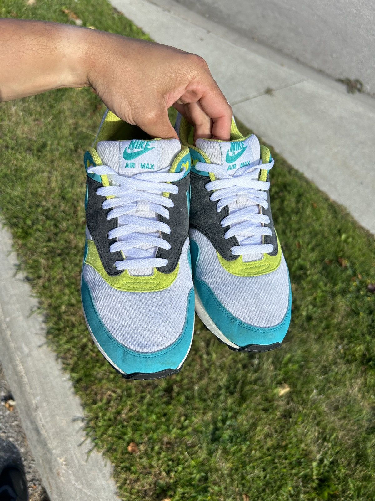 Nike Nike Air Max 1 Turbo Green Size US 9 / EU 42 - 3 Thumbnail