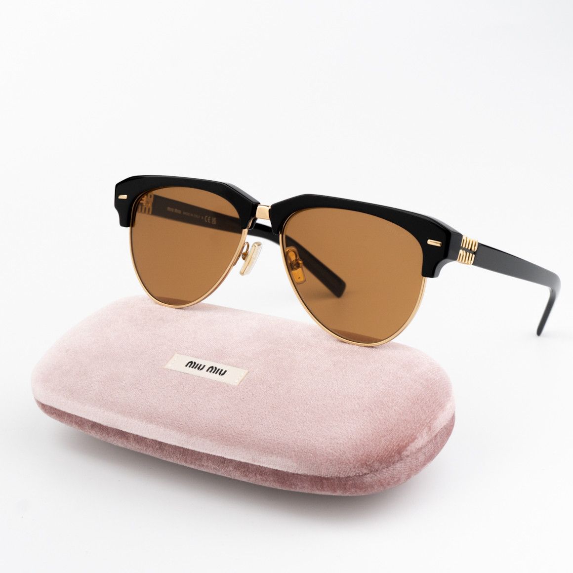 NEW Miu Miu MU09ZS 1AB2Z1 RUNWAY Unisex Sunglasses