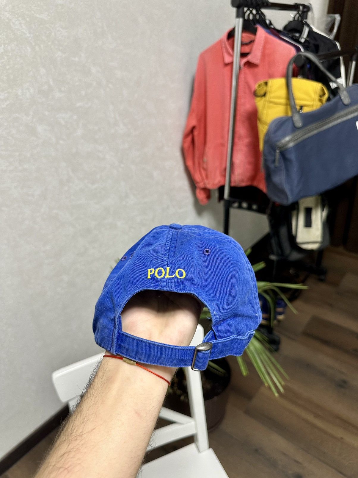 Polo Ralph Lauren Vintage Polo Ralph Lauren Distressed Blue Cap Size ONE SIZE - 3 Thumbnail