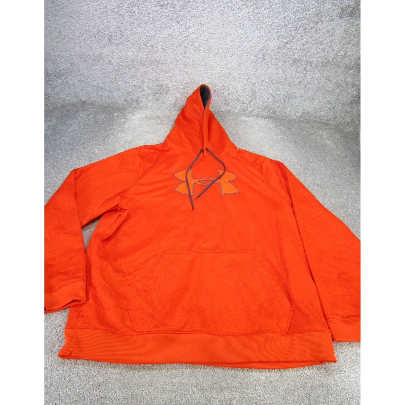 Neon orange under armour hoodie best sale