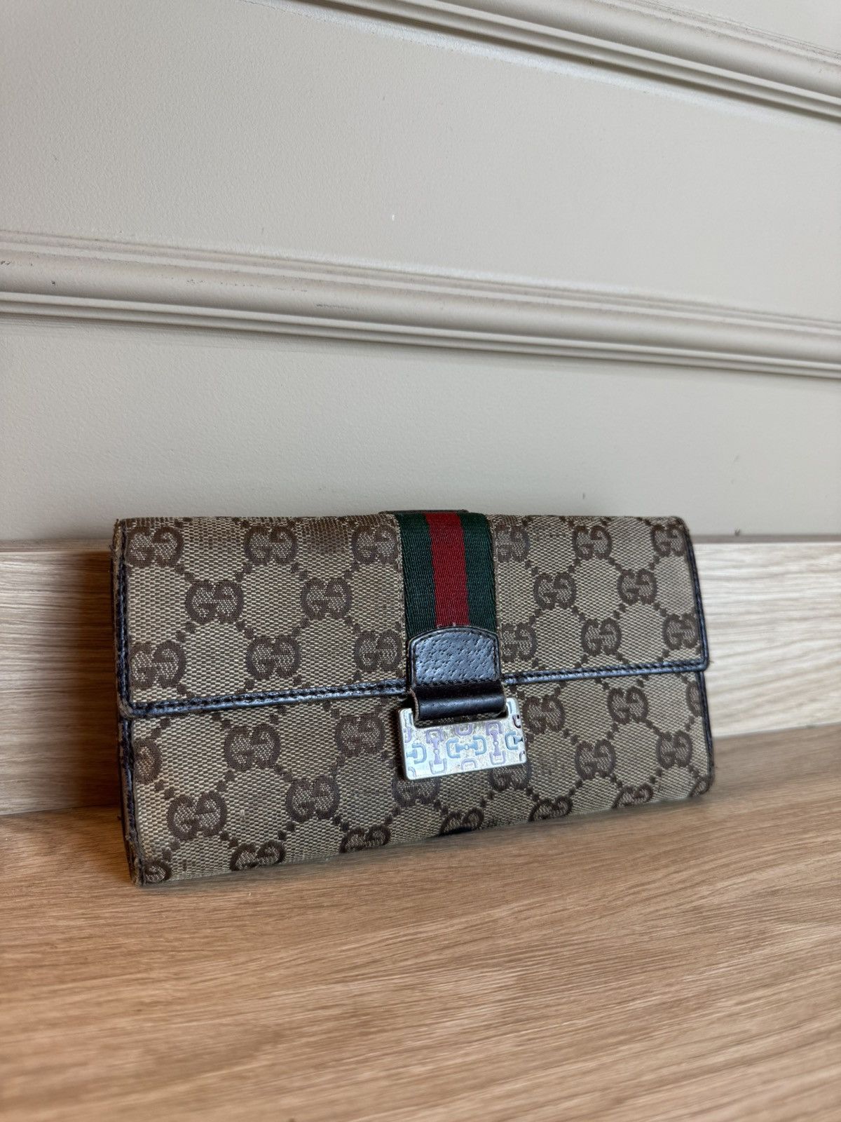 Gucci Monogram Long Wallet