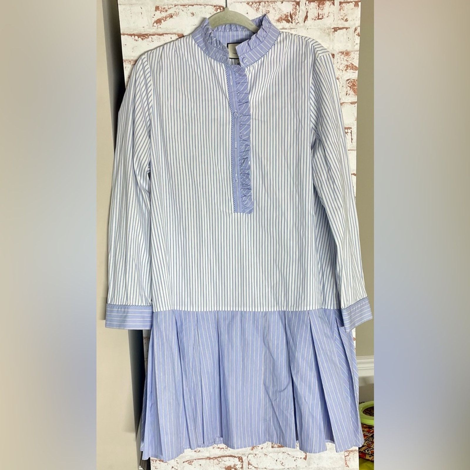 & Other Stories Tuckernuck Blue and White Striped Dress Size XL Size XL / US 12-14 / IT 48-50 - 1 Thumbnail