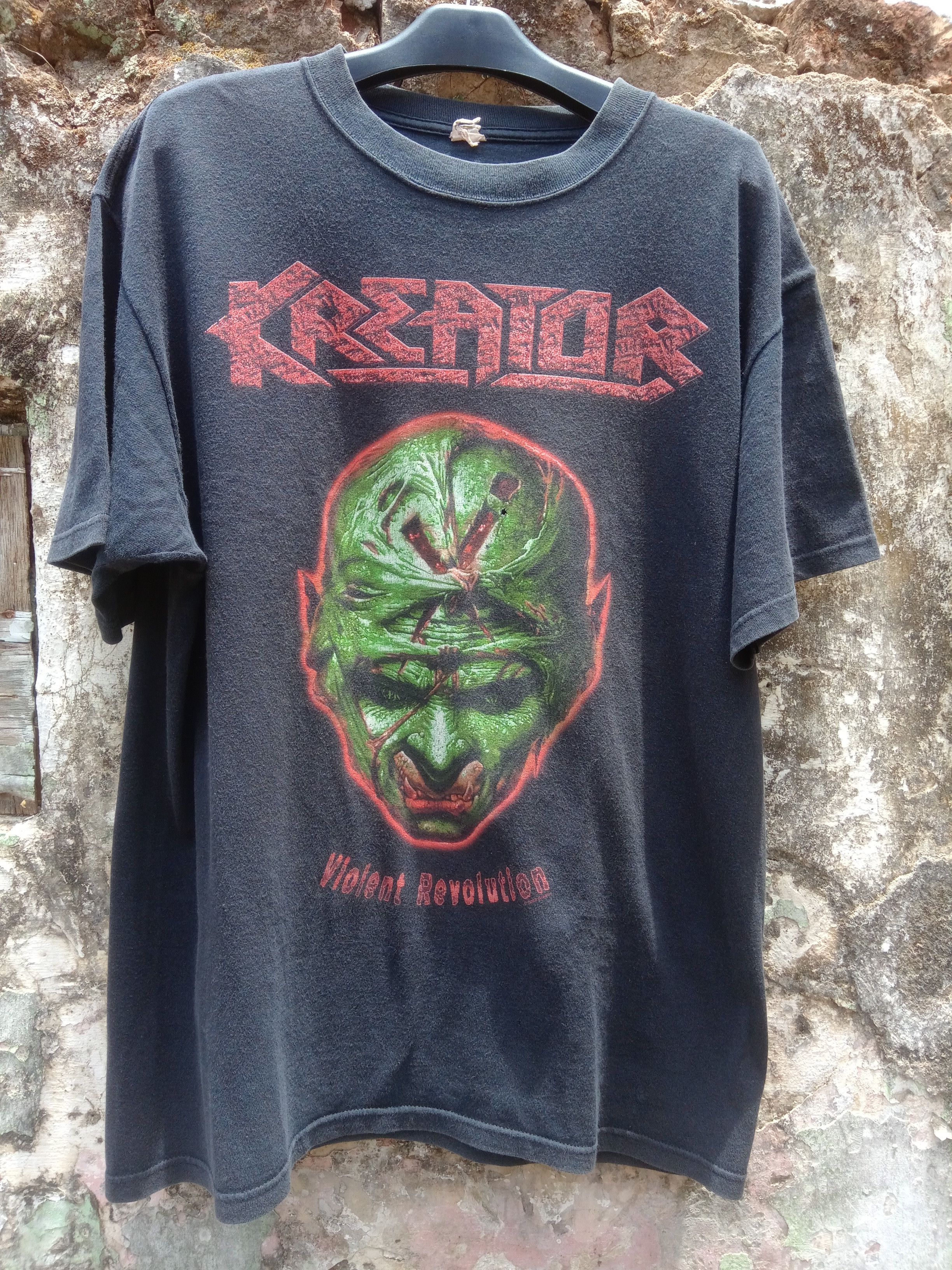 Band Tees × Vintage Vintage 2003 KREATOR violent revolution Size US L / EU 52-54 / 3 - 1 Thumbnail