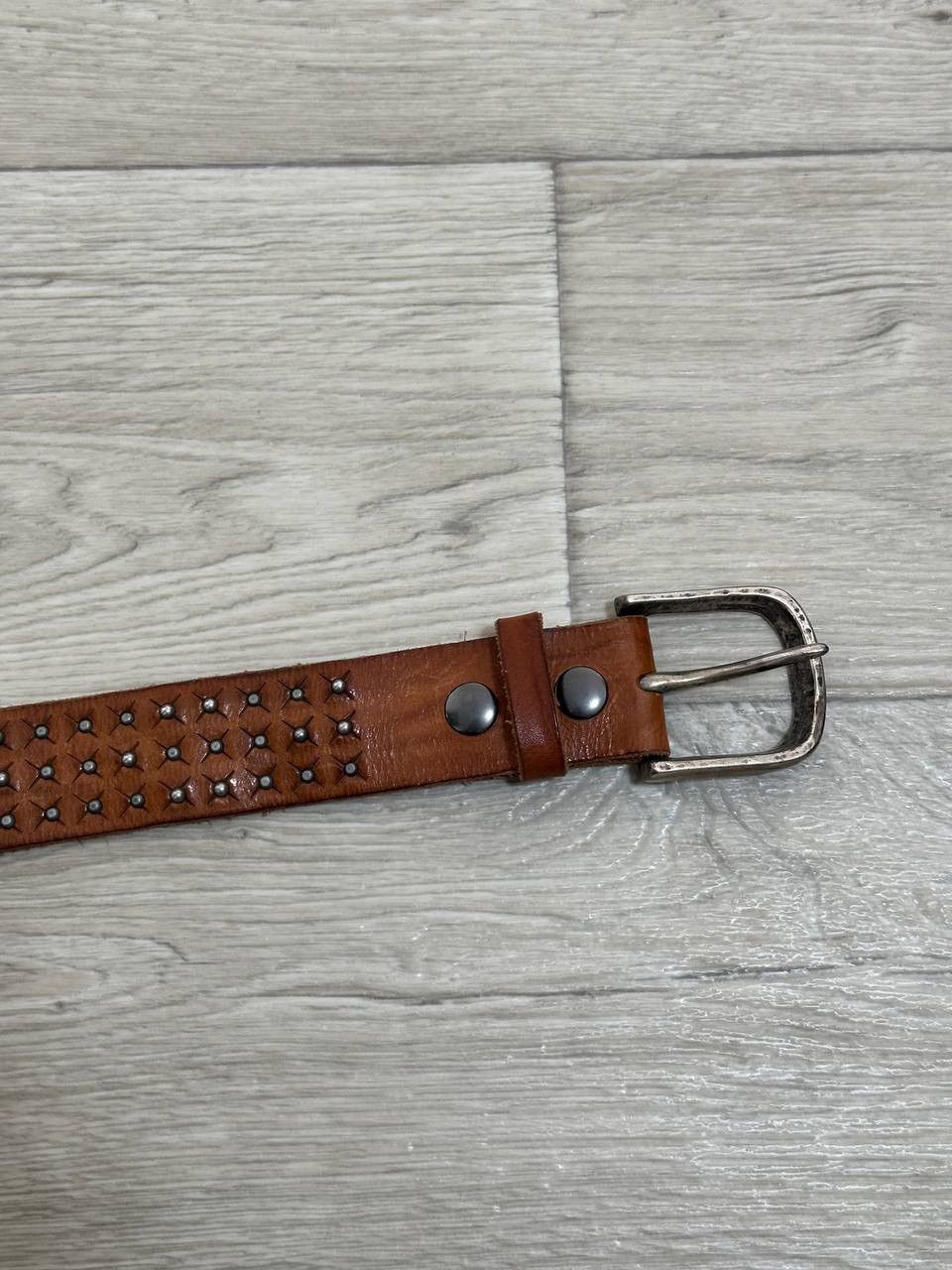 Vintage Hüftgold Berlin Studded Leather Belt Vintage Western 90 Size ONE SIZE - 4 Thumbnail
