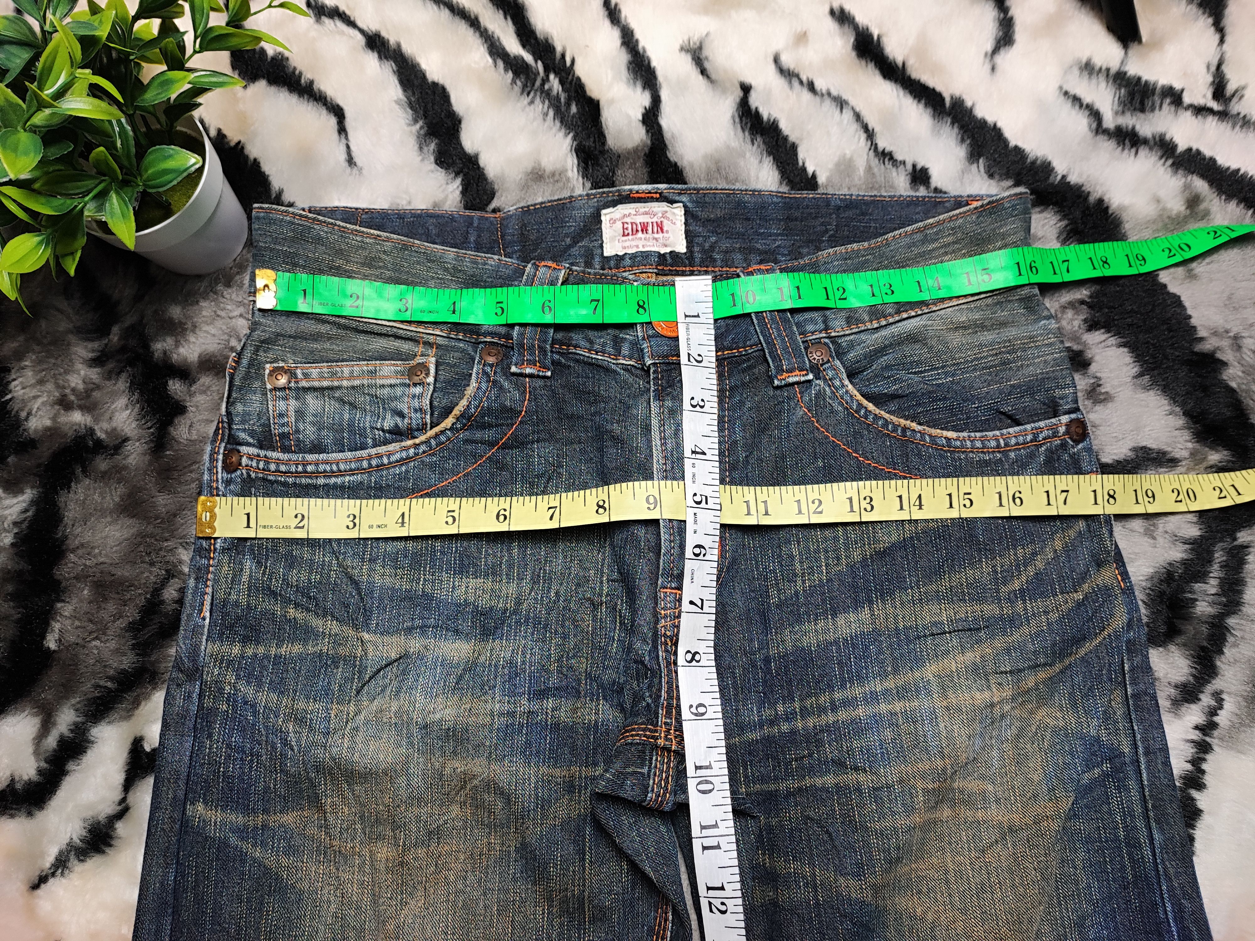 Edwin × JNCO × Southpole Baggy Rusty Denim by Edwin XV Exclusive Vintage. Size US 32 / EU 48 - 5 Thumbnail