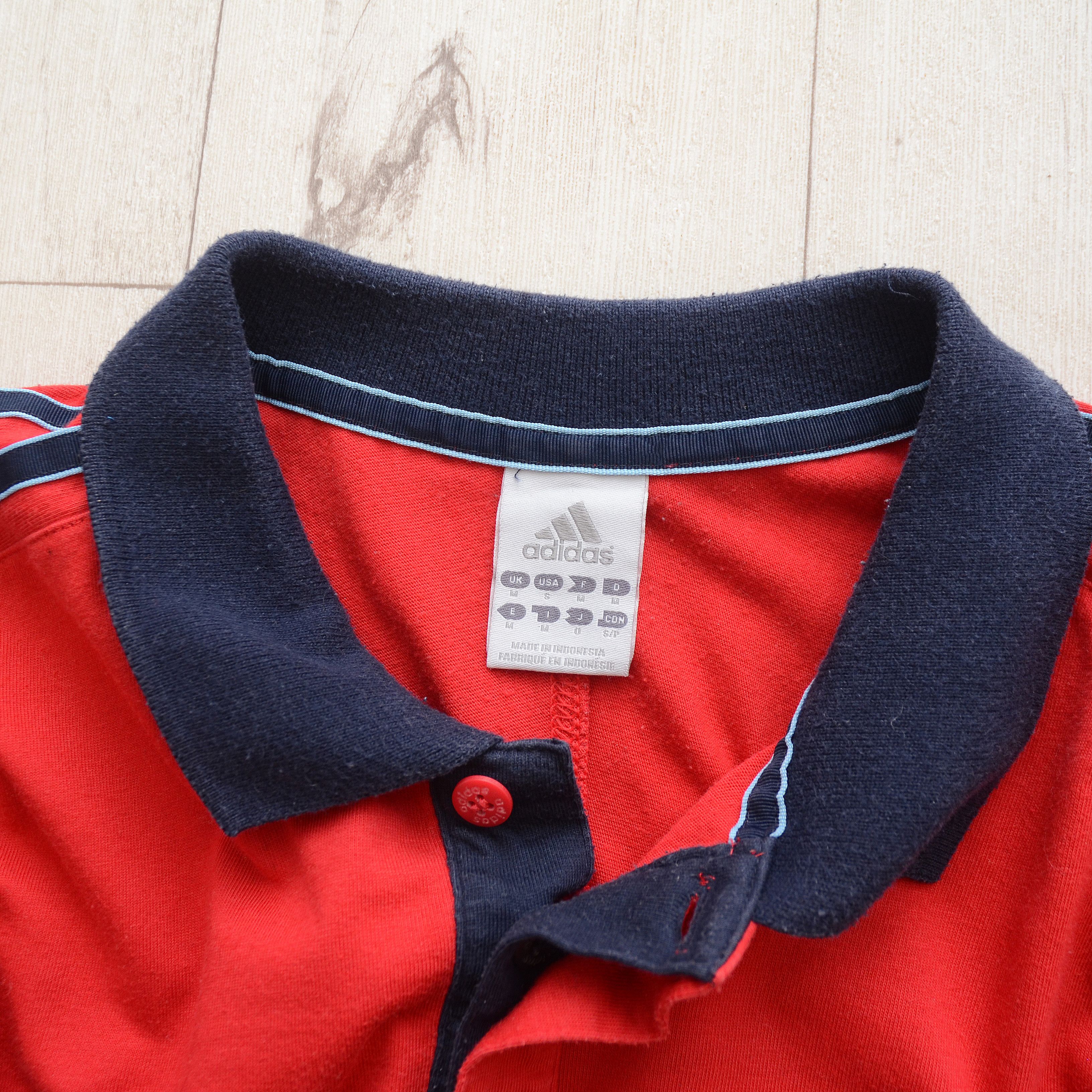 Adidas Vintage Adidas Polo T-shirts Base 90s Y2K Distressed Size US M / EU 48-50 / 2 - 9 Thumbnail