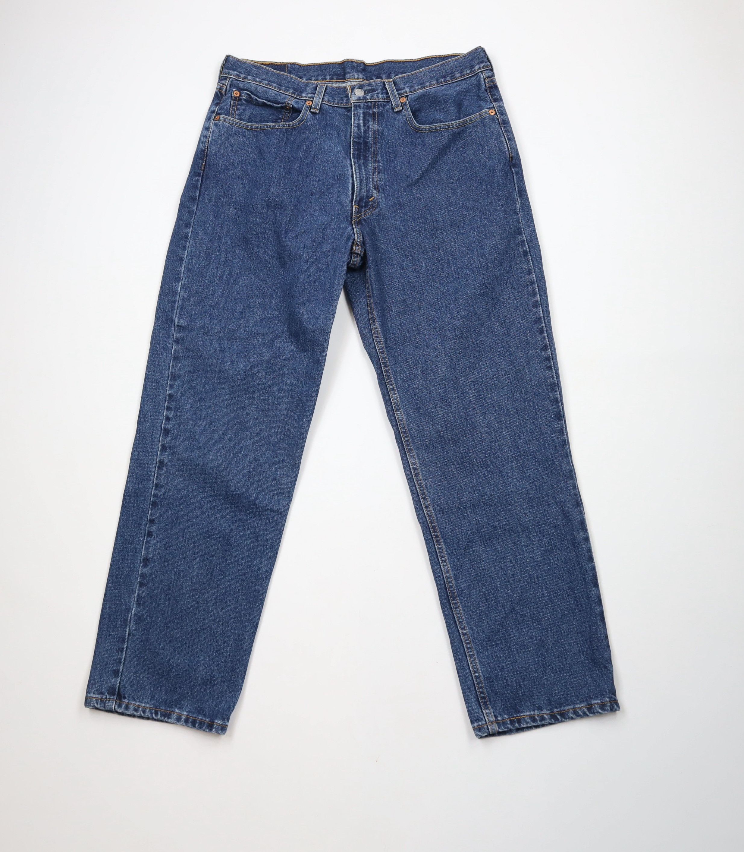 Levi's × Vintage Vintage Y2K Levis 550 Relaxed Fit Denim Jeans Blue Cotton Size US 36 / EU 52 - 1 Thumbnail