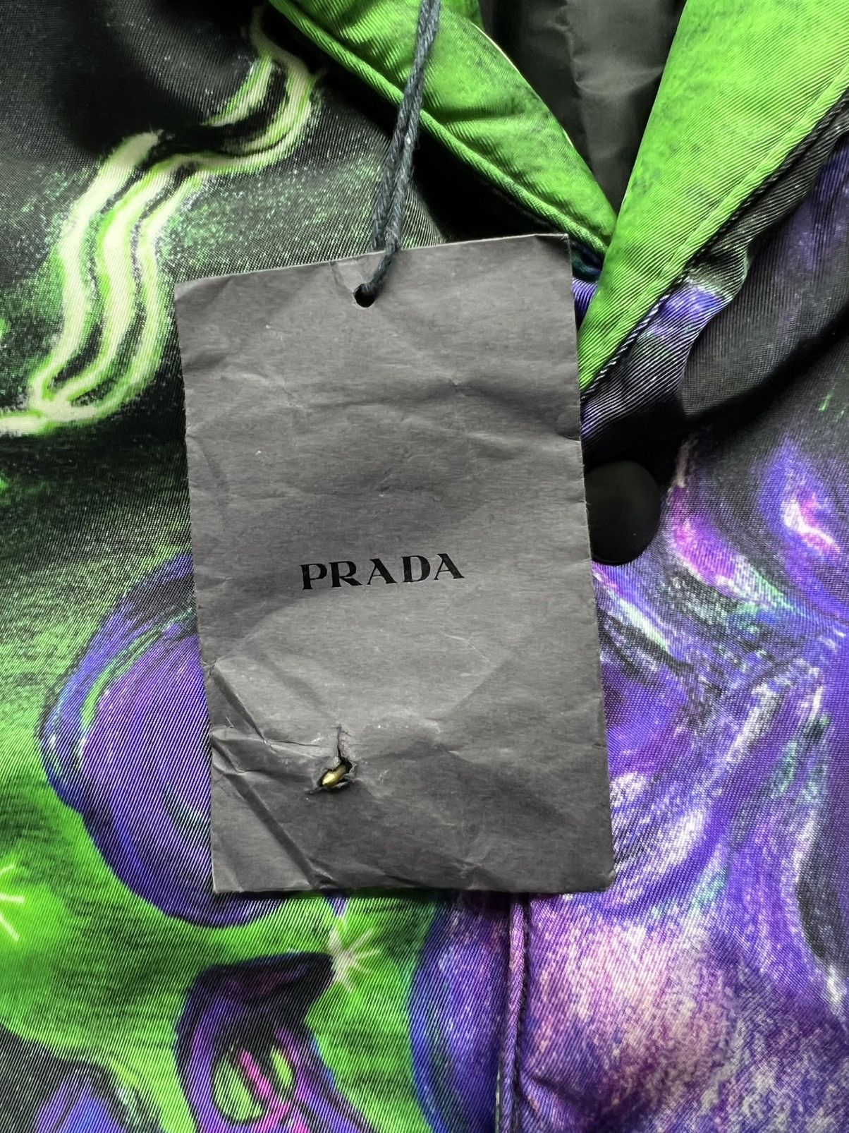 Prada Impossible True Love Padded Nylon Shirt Fall 2018 Size US L / EU 52-54 / 3 - 6 Thumbnail