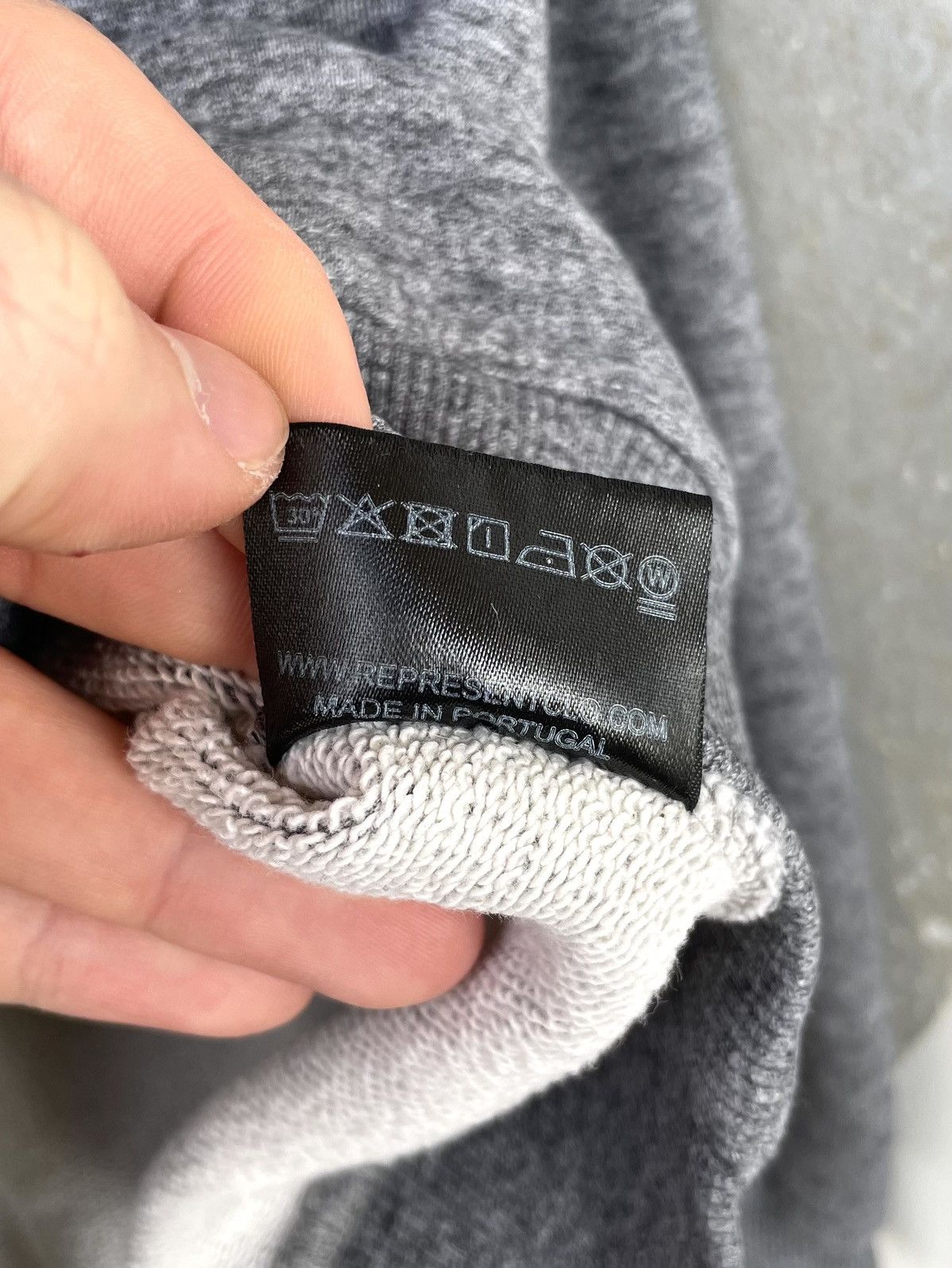 Represent Clo. Represent Clo Blanks Heavy Baggy Hoodie Size M Gray Size US M / EU 48-50 / 2 - 8 Thumbnail