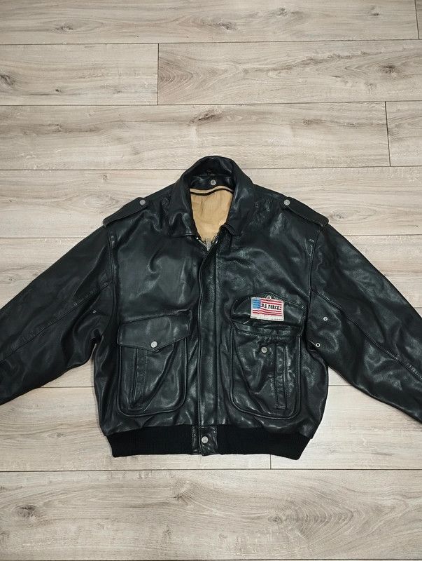 Vintage Air Force Aviator vintage leather jacket size 56 Size US XL / EU 56 / 4 - 1 Thumbnail