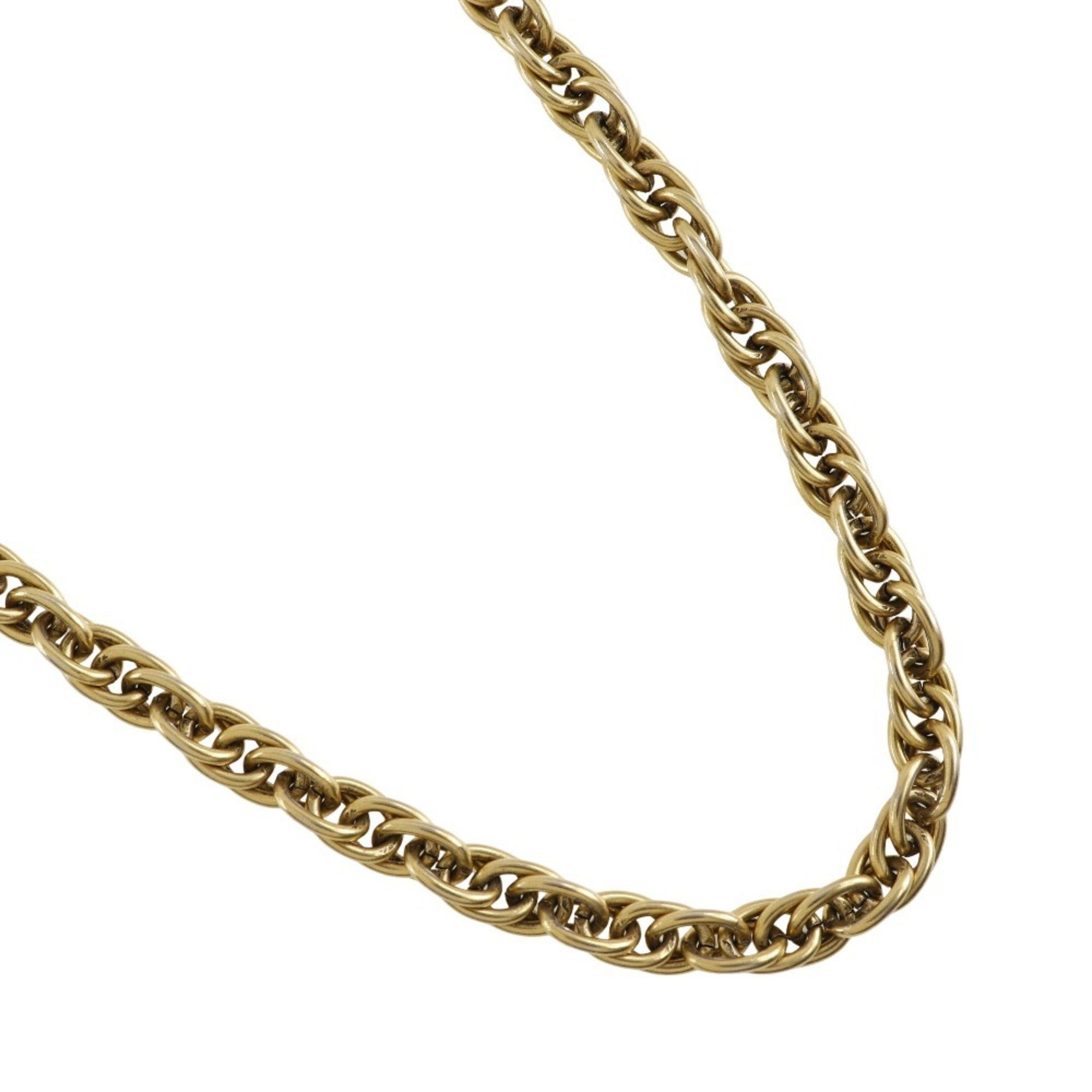 Chanel Chanel Long Chain Necklace Gold Plated 1982 Approx. 90.2g Women's Size ONE SIZE - 1 Thumbnail