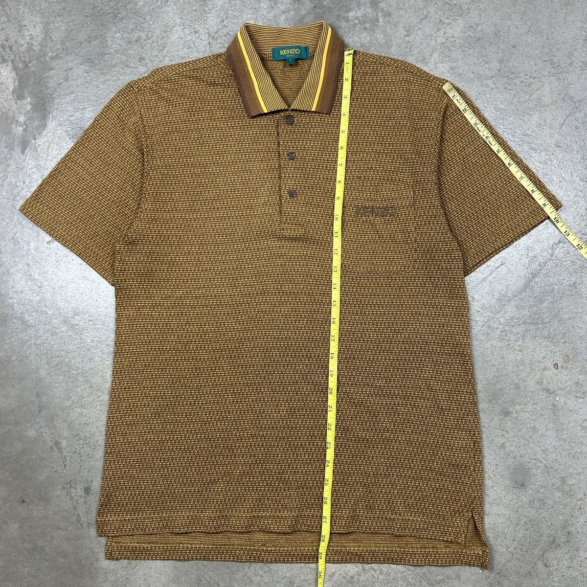 Kenzo × Vintage 1990s Kenzo Golf - Golden Polo Size US M / EU 48-50 / 2 - 12 Thumbnail