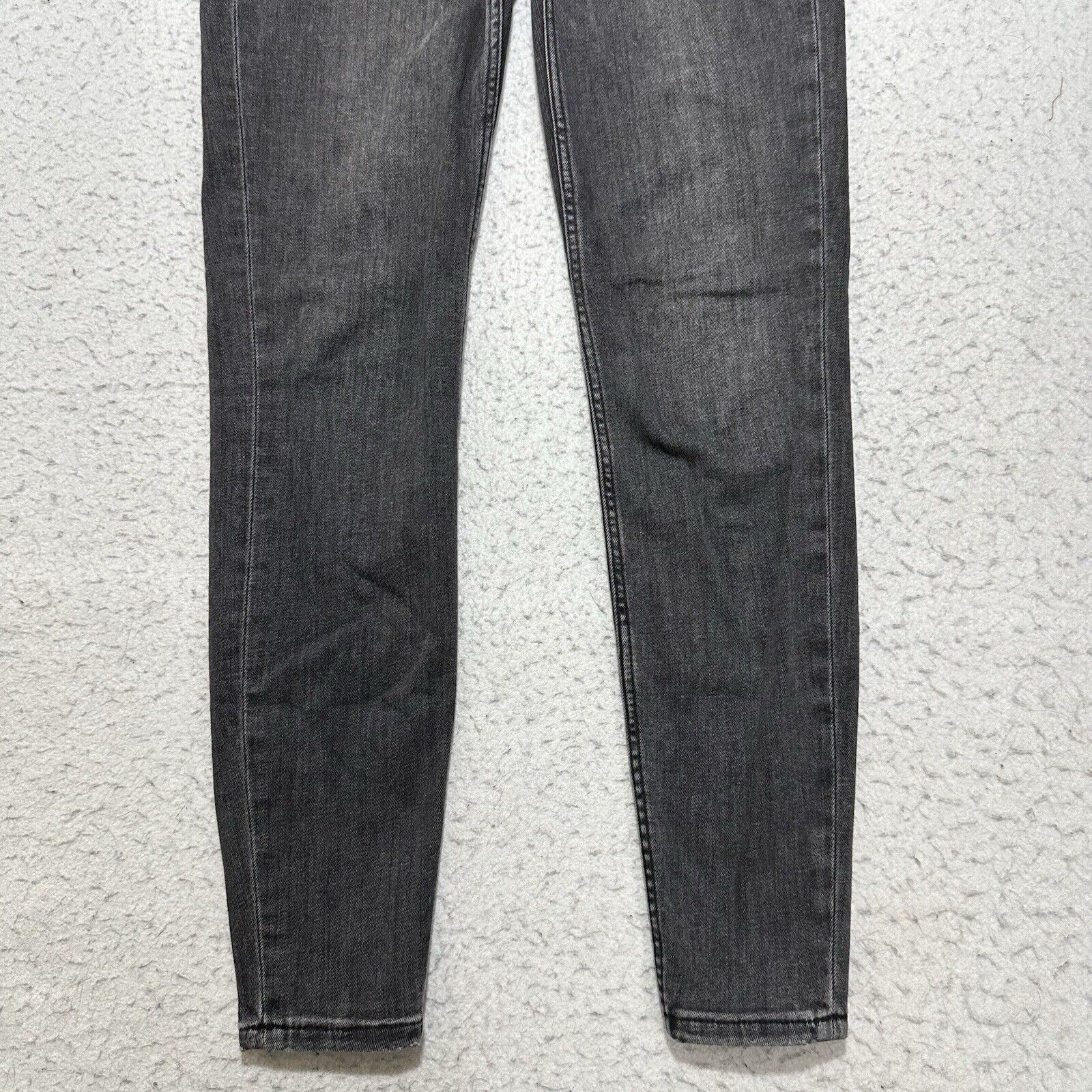 Allsaints AllSaints Grace Cropped Zip 26 Gray Skinny Jeans Mid Rise Size 26" / US 2 / IT 38 - 3 Thumbnail
