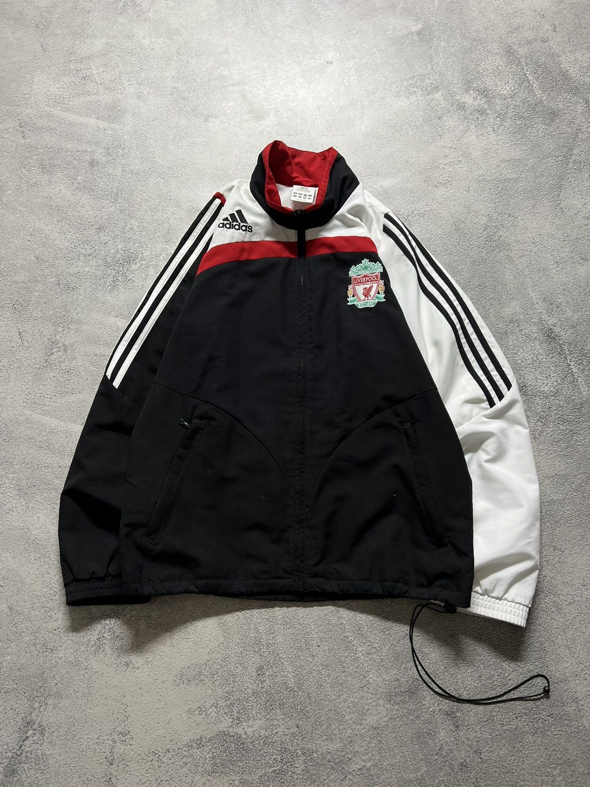 Adidas Vintage Y2k Adidas Liverpool 🤍🖤 Soccer Jacket 00’s Size US S / EU 44-46 / 1 - 1 Thumbnail
