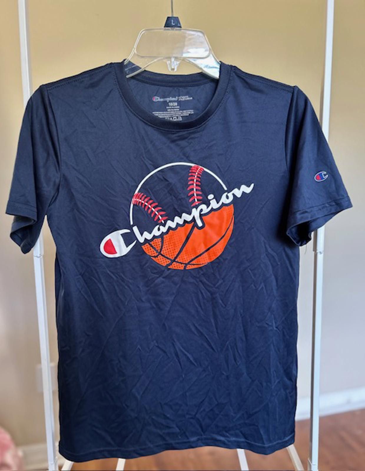 Champion Champion Men's Navy Blue Sports T-Shirt Large Size US L / EU 52-54 / 3 - 1 Thumbnail