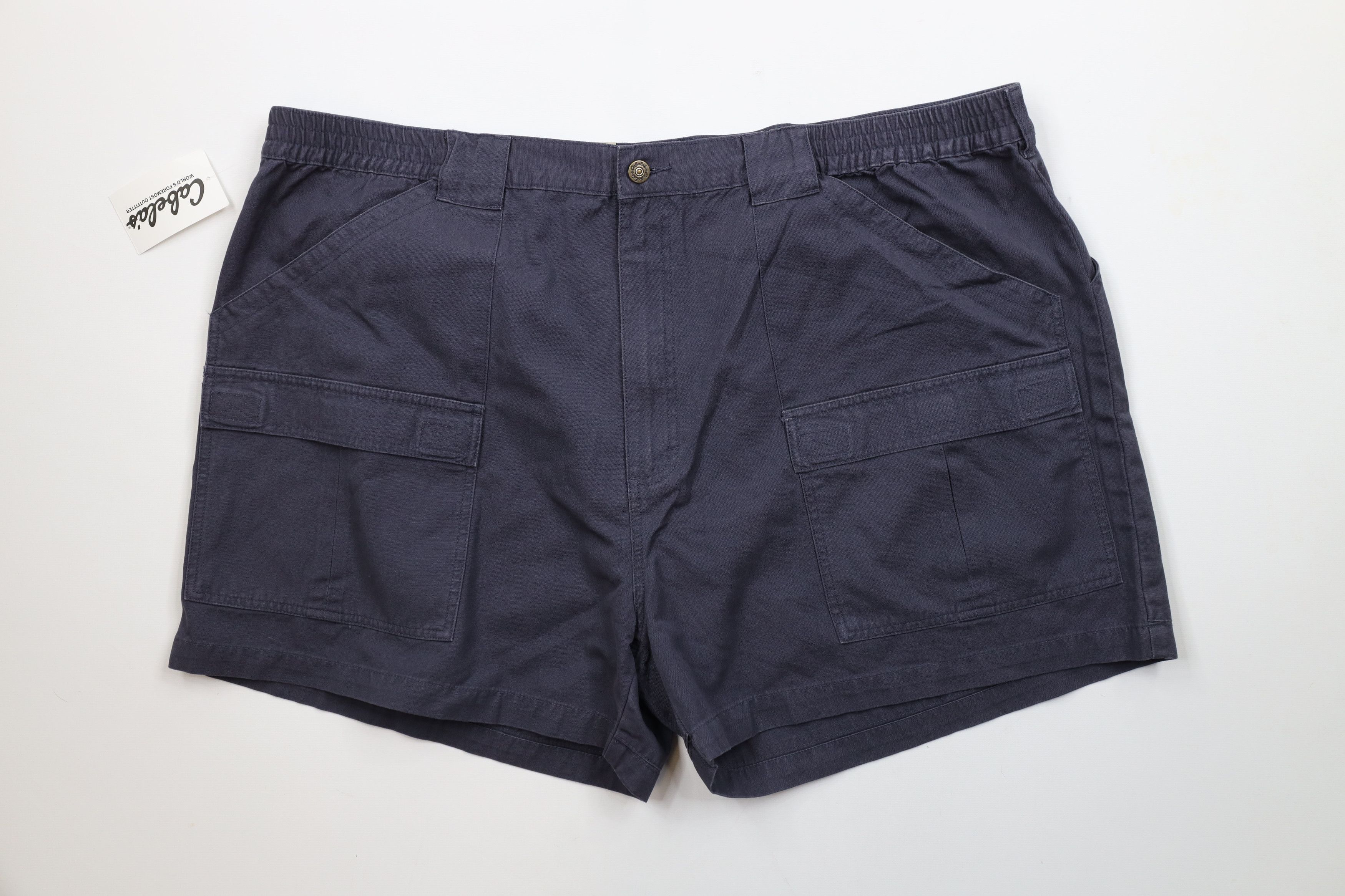 Deadstock Vintage Y2K Cabelas Front Pocket Cargo Shorts Navy