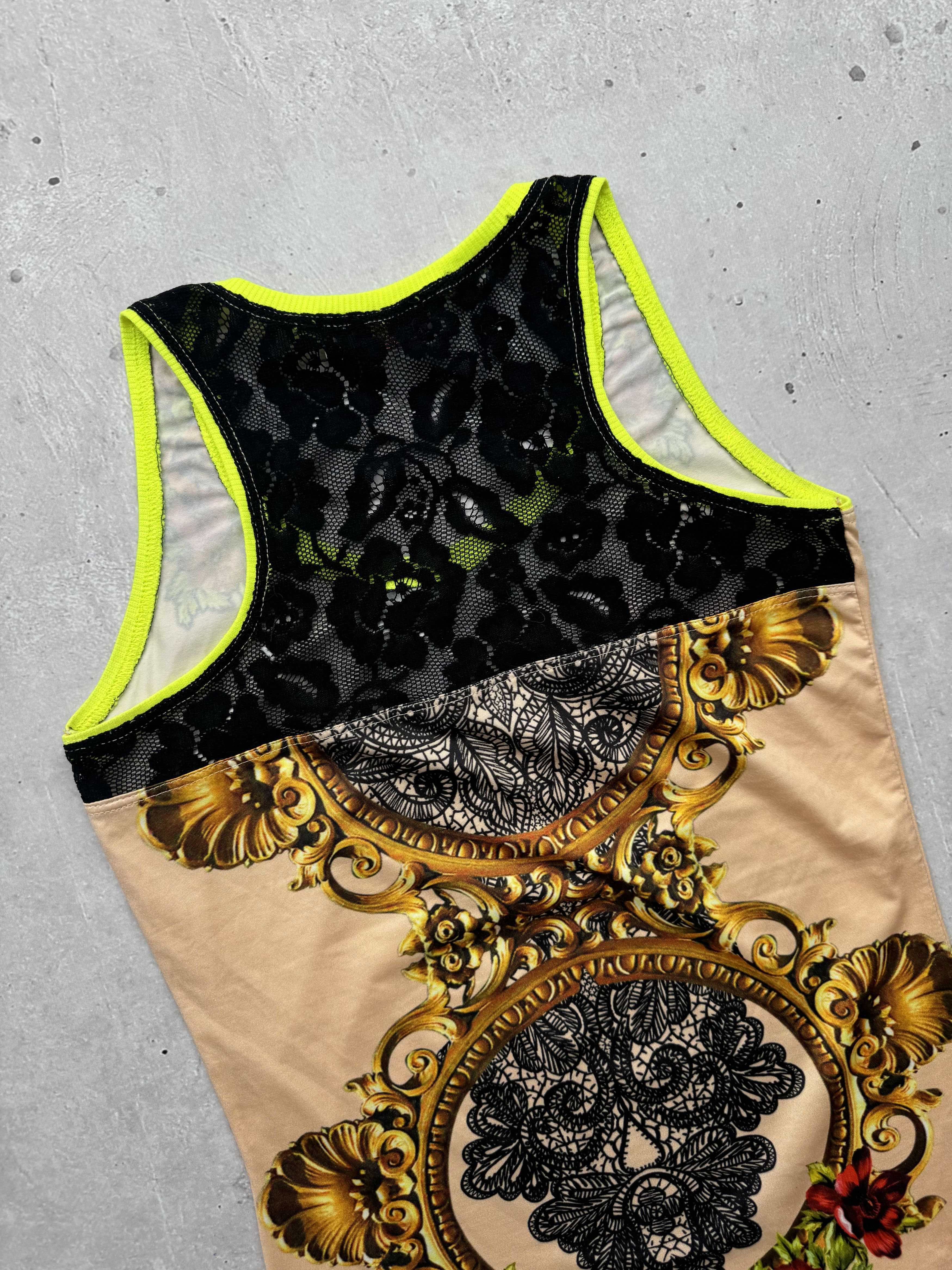 Vintage Vintage Printed Mesh Tank Top Size S / US 4 / IT 40 - 7 Thumbnail