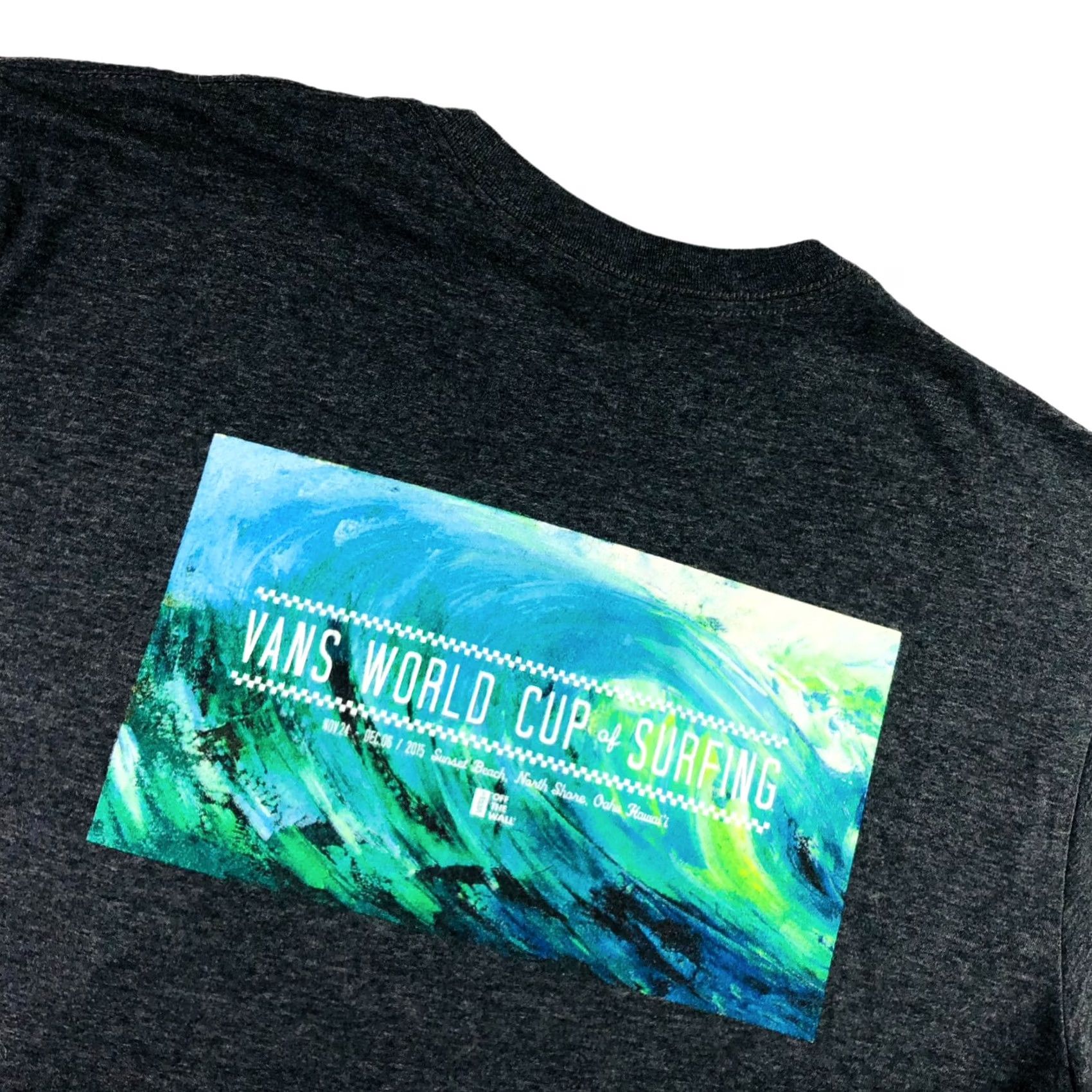 Vans VANS Graphic Logo T-Shirt Mens Short Sleeve Gray Large Regular Fit Cotton Polyester Pullover Crew Neck Used Condition Size US L / EU 52-54 / 3 - 2 Thumbnail