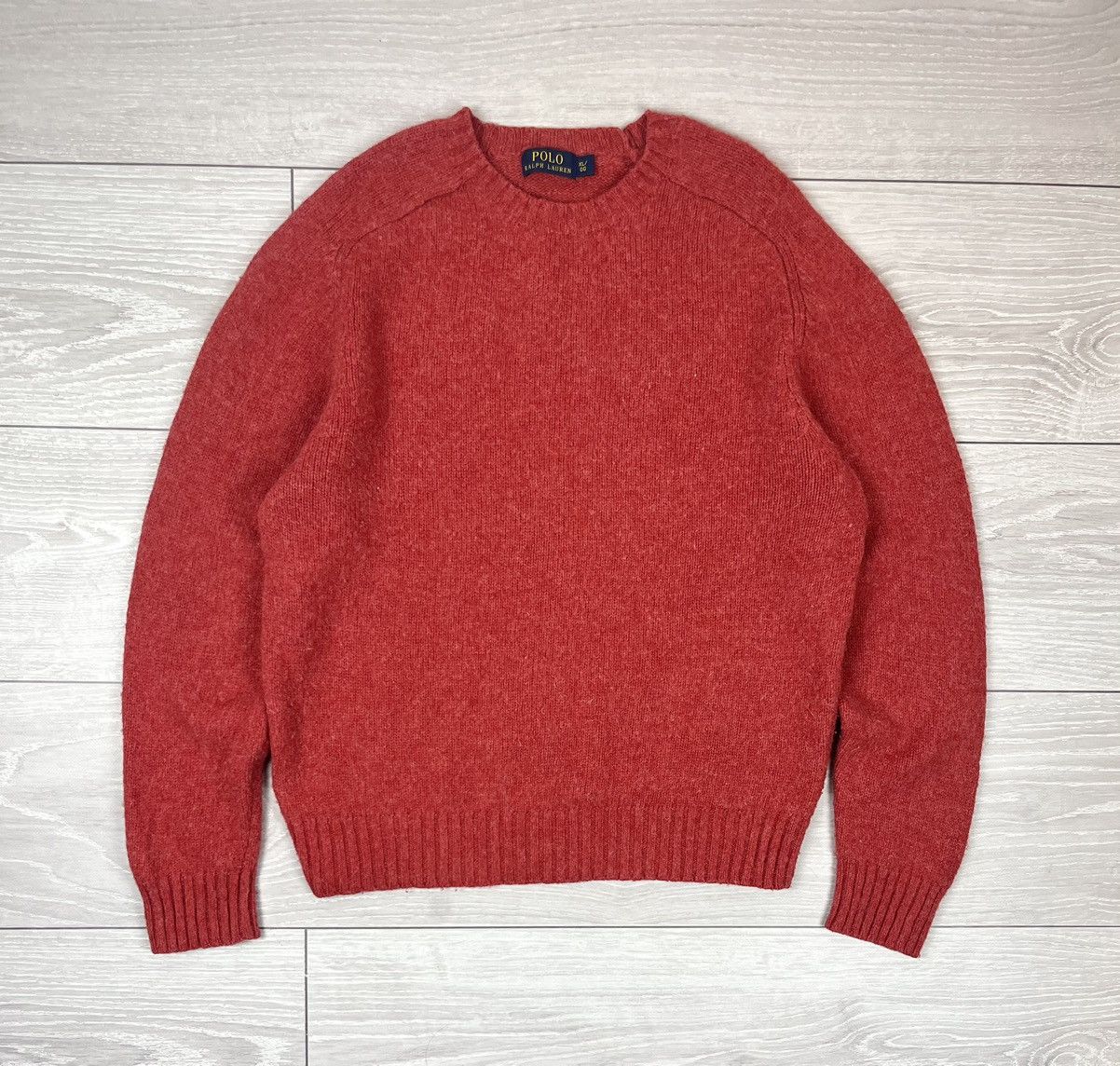 Polo Ralph Lauren Polo Ralph Lauren 100% Wool Crewneck Knit Sweater Size US L / EU 52-54 / 3 - 2 Thumbnail