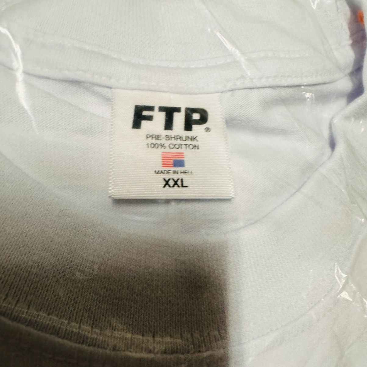 Fuck The Population FTP 14 Year Anniversary Logo Tee White XXL Size US XXL / EU 58 / 5 - 3 Thumbnail