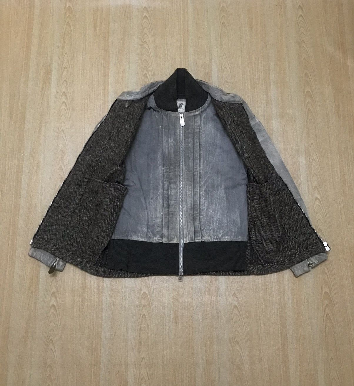 Indigo × Japanese Brand × Vintage Vintage Japan Indigo Balance Wool Denim Jacket Size US S / EU 44-46 / 1 - 3 Thumbnail