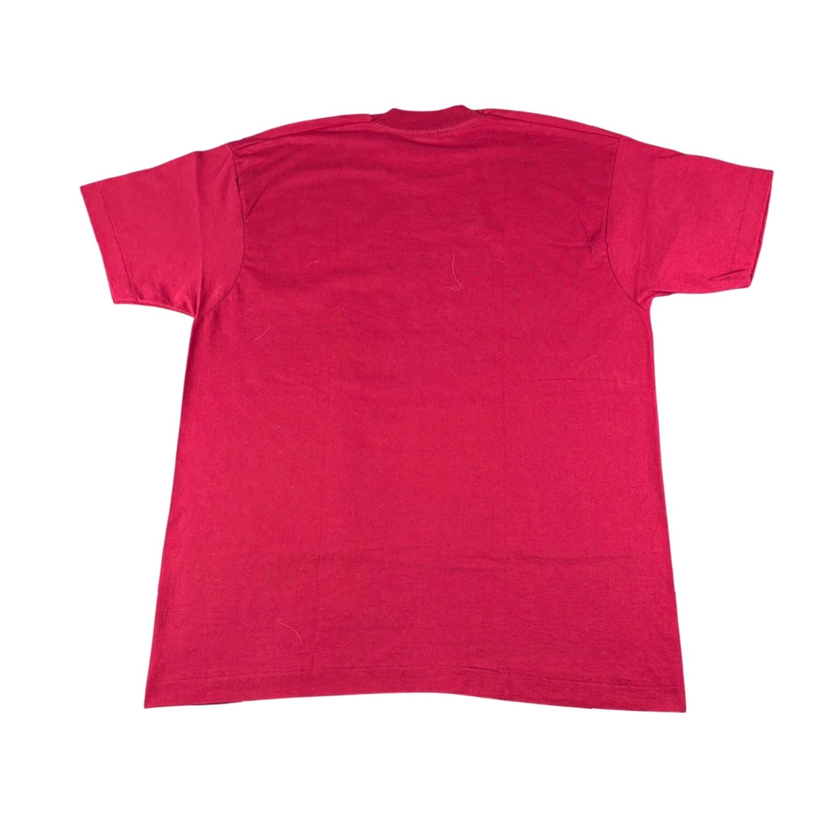 Fruit Of The Loom BEST Fruit of the Loom T-Shirt Burgundy XL Adult Cotton Polyester Graphic Print Rose Art Vintage Crew Neck Short Sleeve Unisex Womens Mens? Size US XL / EU 56 / 4 - 2 Thumbnail