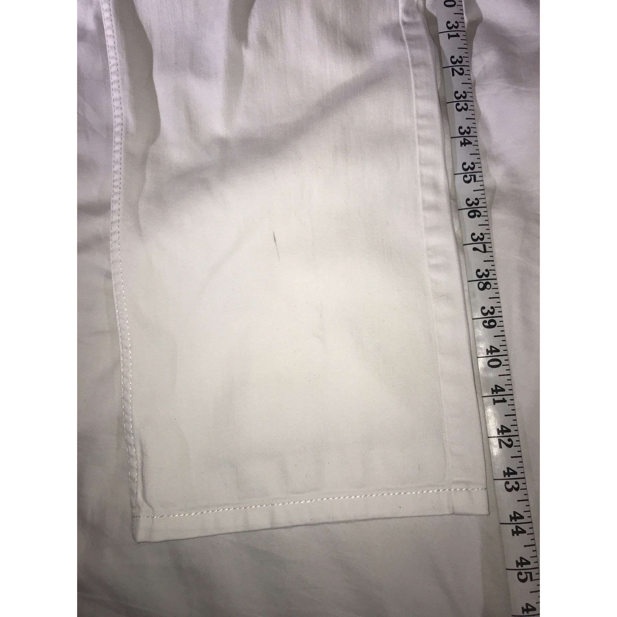 Armani Collezioni Armani Collezioni Mens White Stretch Slim Fit Jeans J15 Size US 38 / EU 54 - 10 Thumbnail